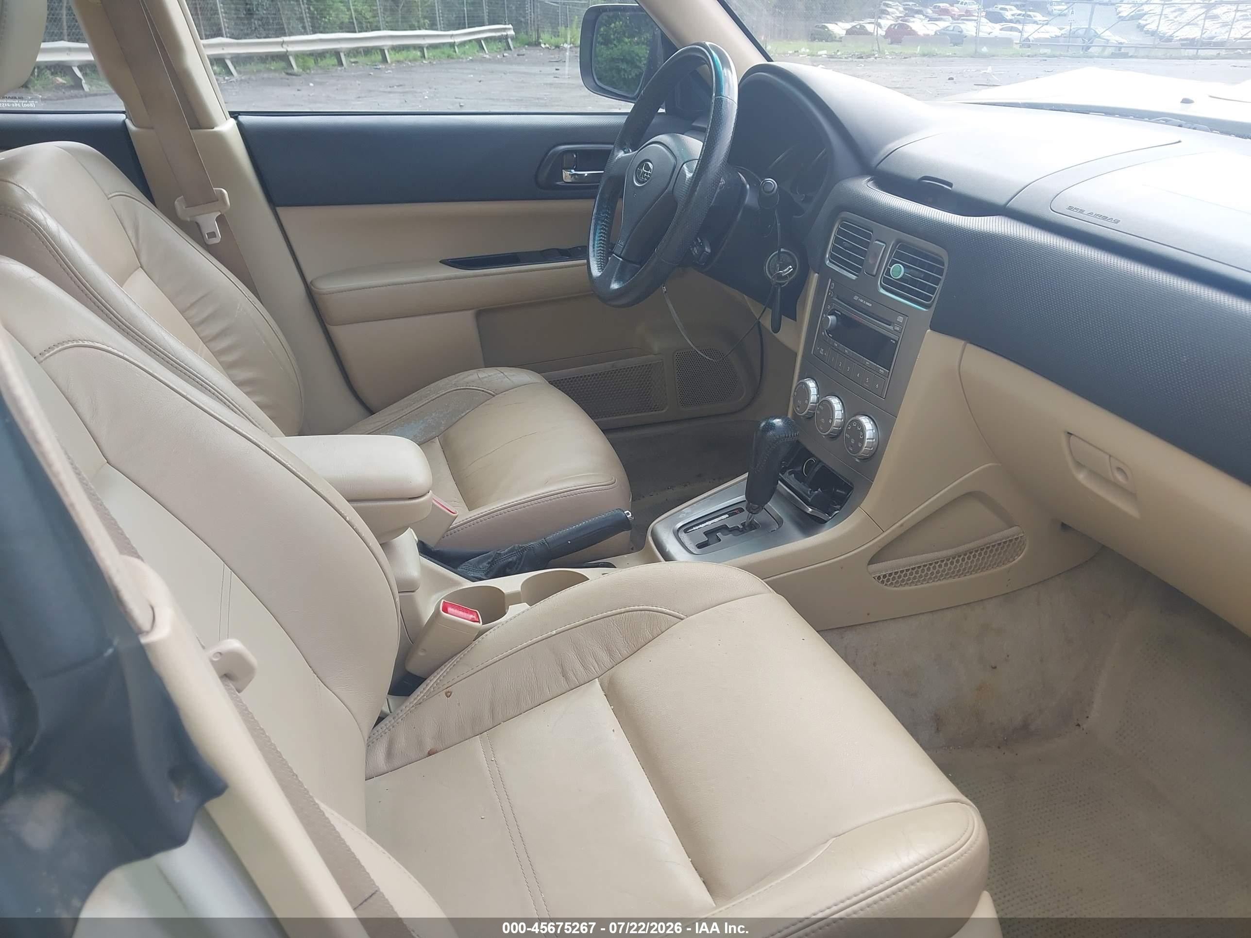 2006 Subaru Forester 2.5xt Limited Gold vin: JF1SG69666H709143