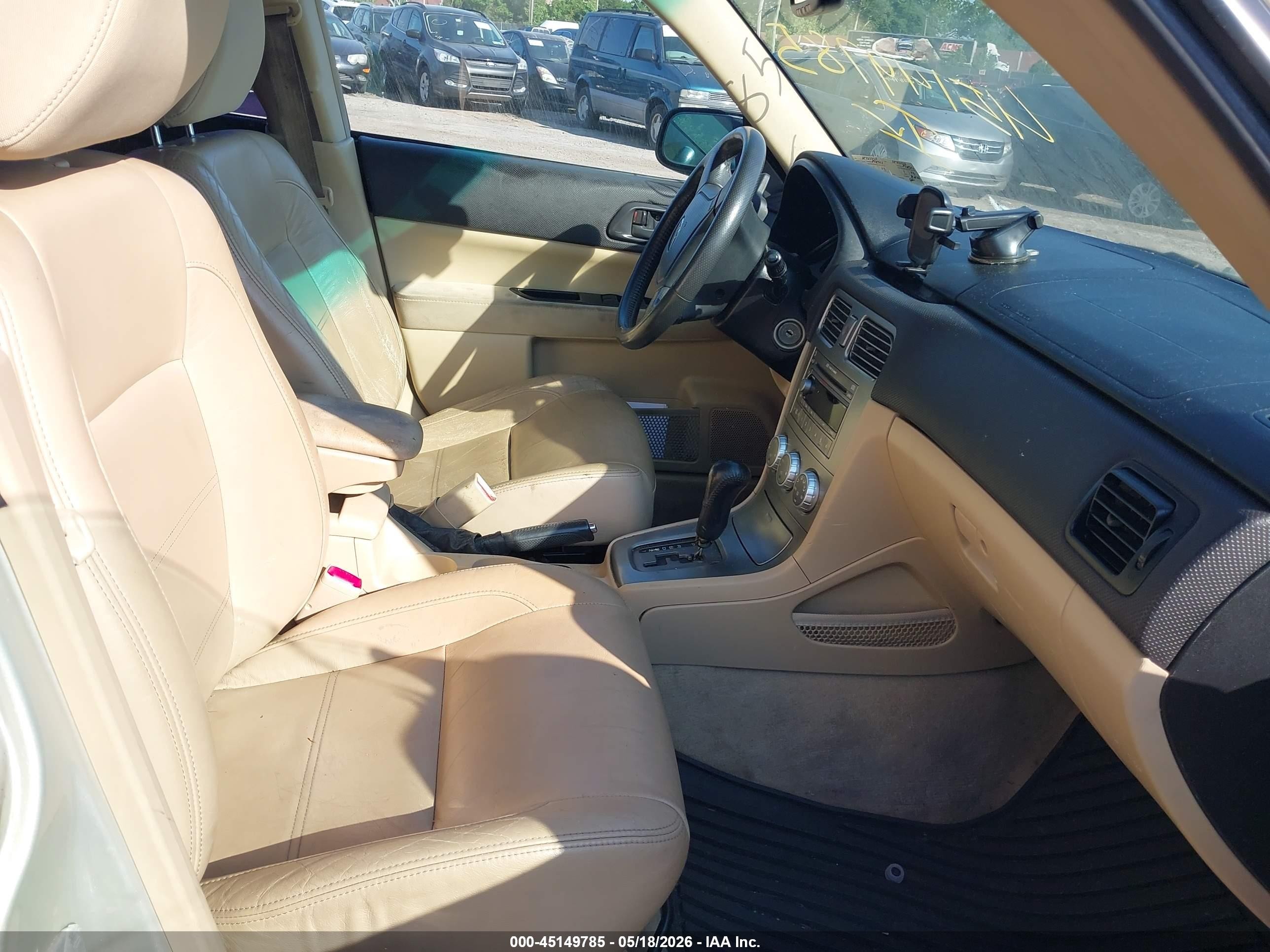 2006 Subaru Forester 2.5xt Limited Green vin: JF1SG69686H737235