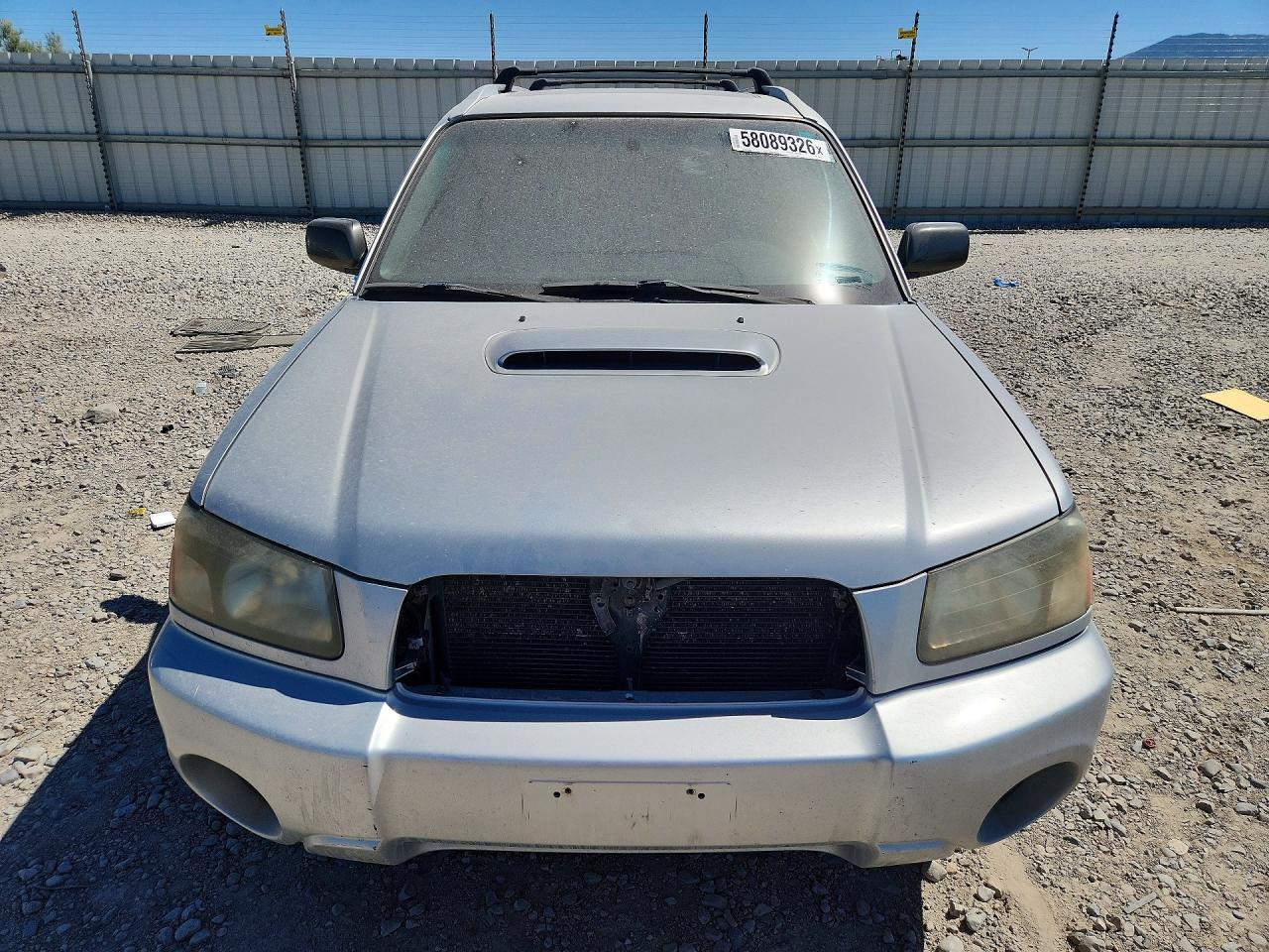 2004 Subaru Forester 2.5xt Silver vin: JF1SG69694H704788