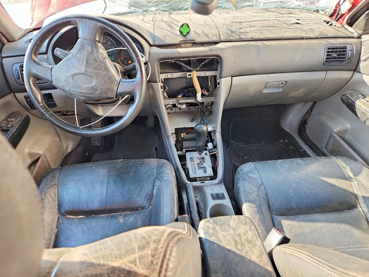 2005 Subaru Forester 2.5xt Red vin: JF1SG69695H740725