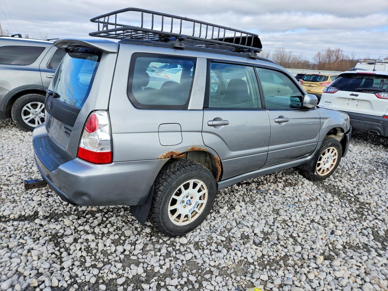 2007 Subaru Forester 2.5xt Limited Silver vin: JF1SG69697G731550