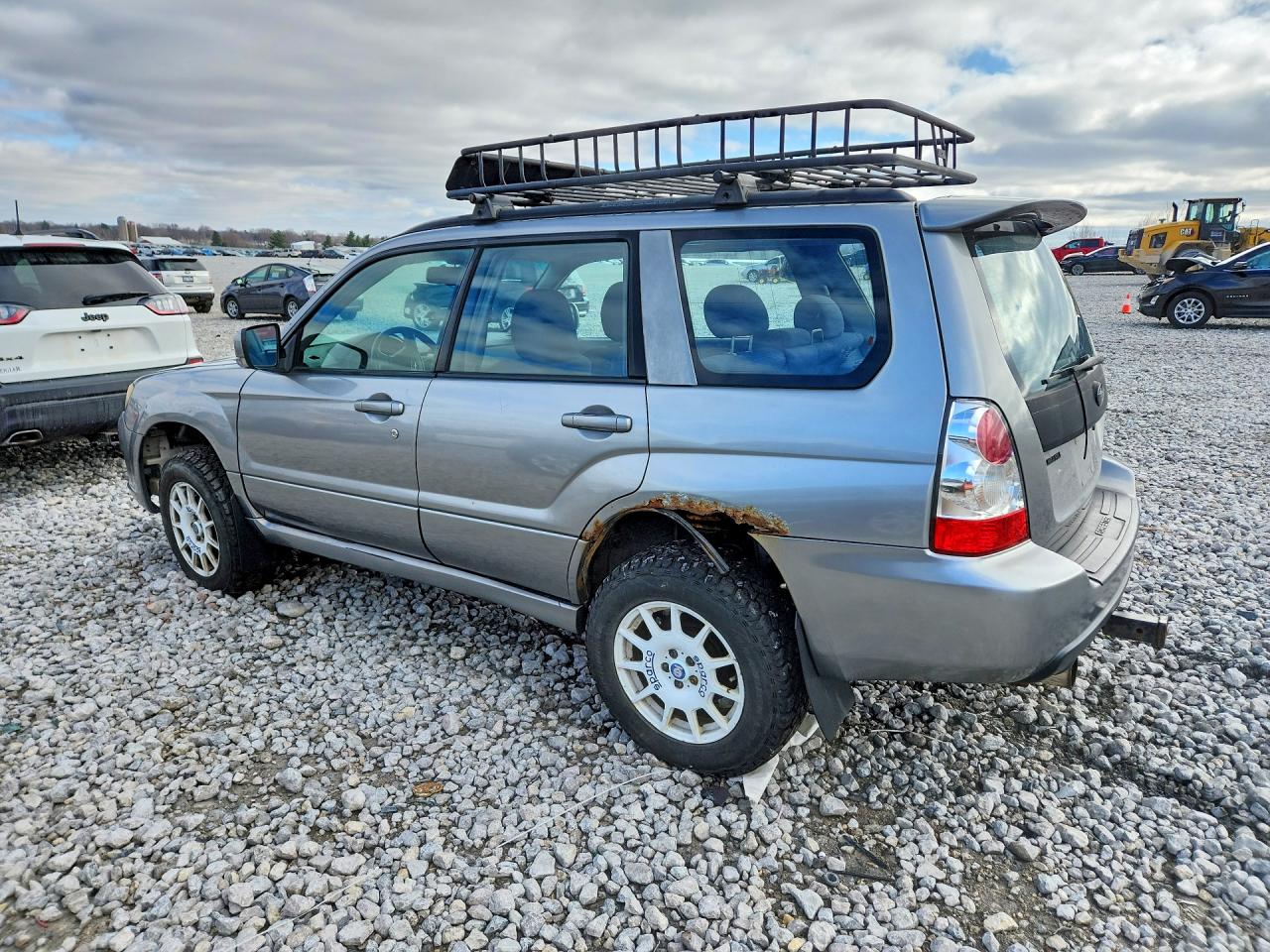 2007 Subaru Forester 2.5xt Limited Silver vin: JF1SG69697G731550