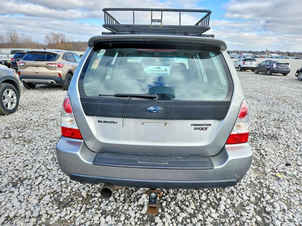 2007 Subaru Forester 2.5xt Limited Silver vin: JF1SG69697G731550