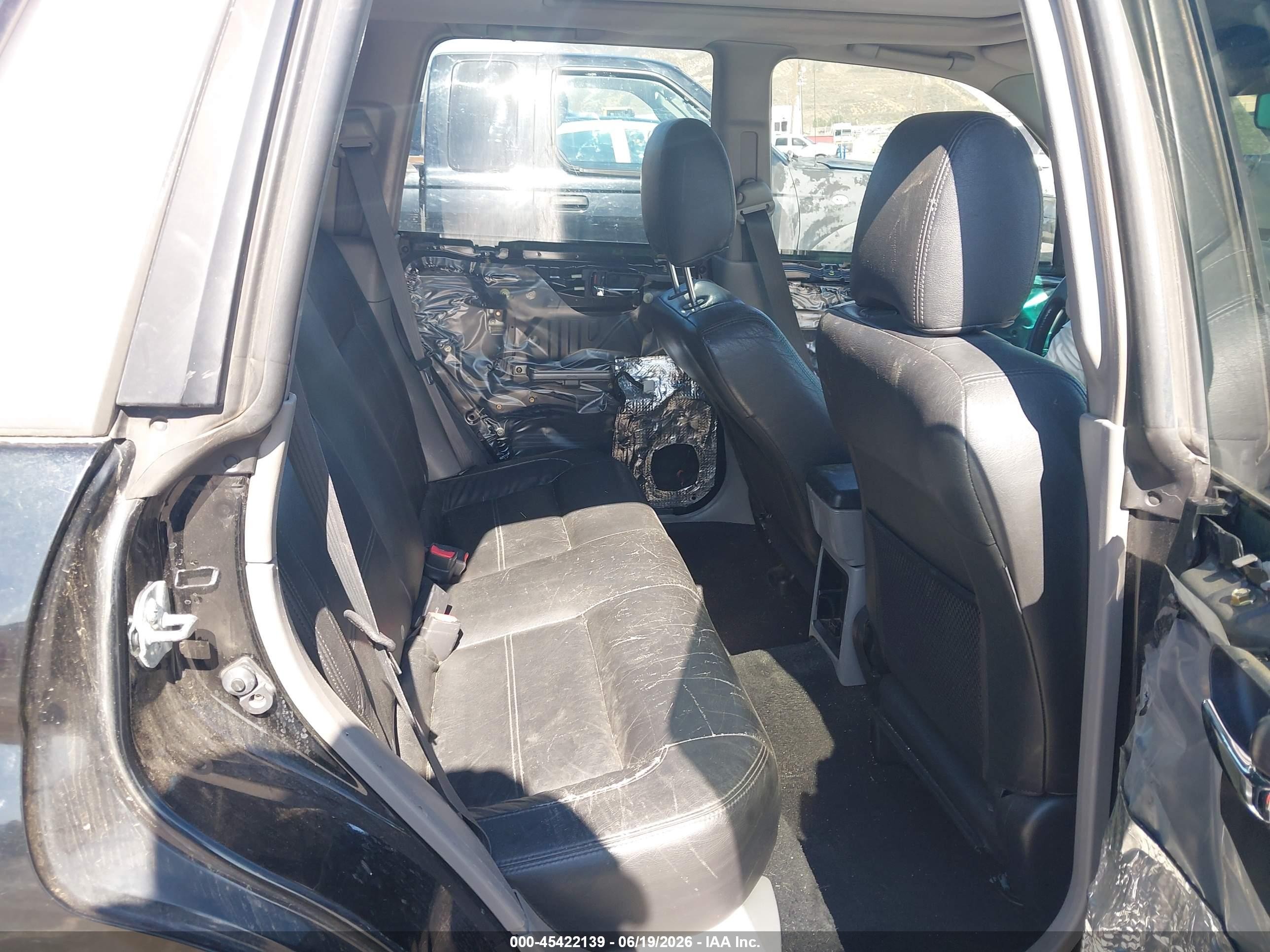 2005 Subaru Forester 2.5xt Black vin: JF1SG696X5G711949