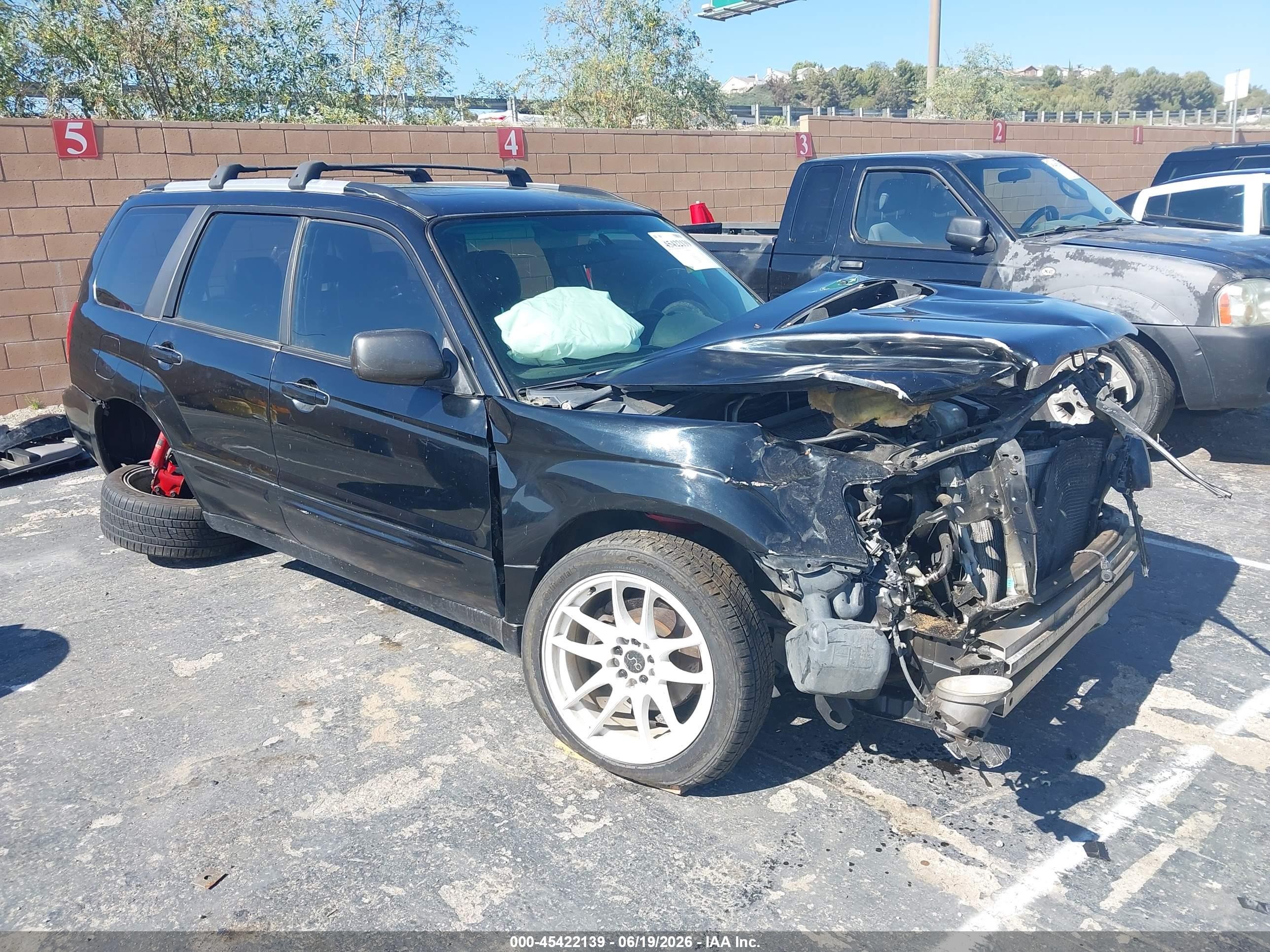 2005 Subaru Forester 2.5xt Black vin: JF1SG696X5G711949
