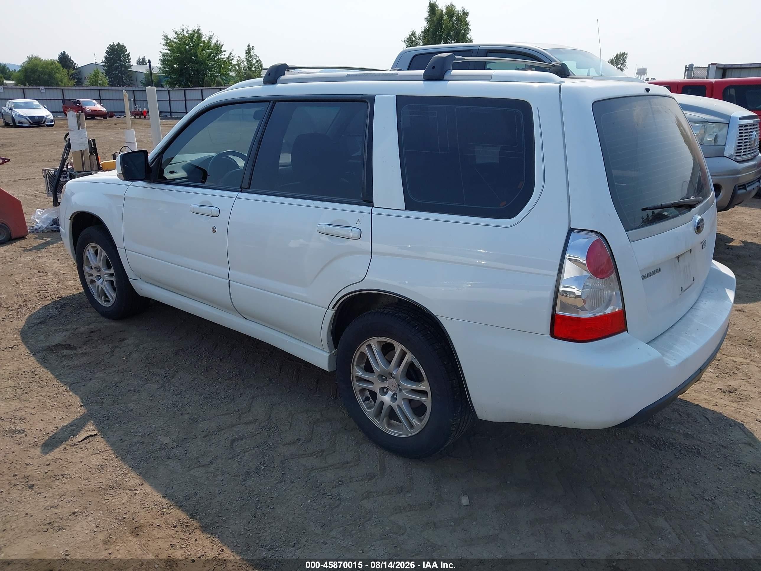 2006 Subaru Forester 2.5xt Limited White vin: JF1SG696X6H707668