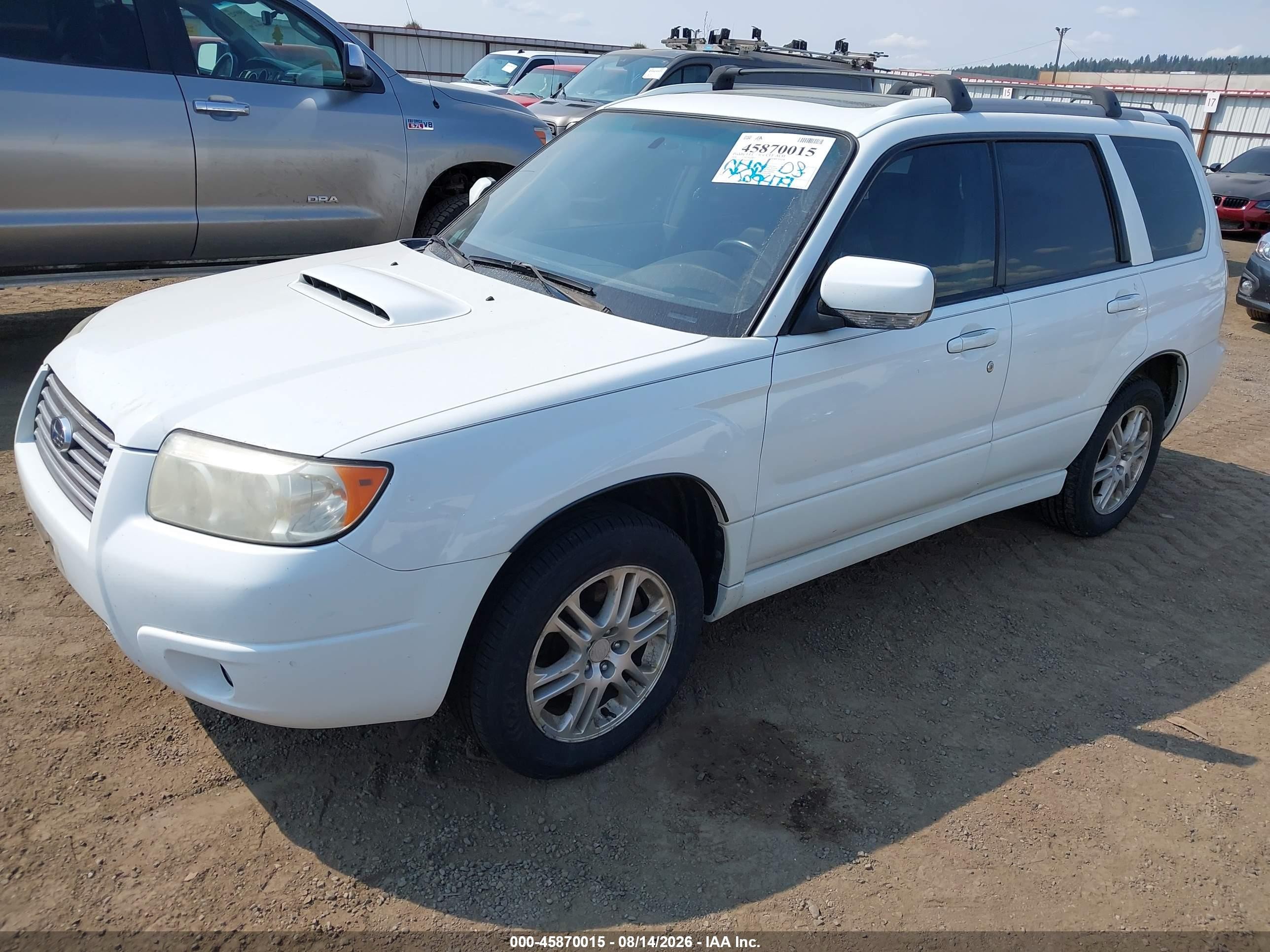 2006 Subaru Forester 2.5xt Limited White vin: JF1SG696X6H707668