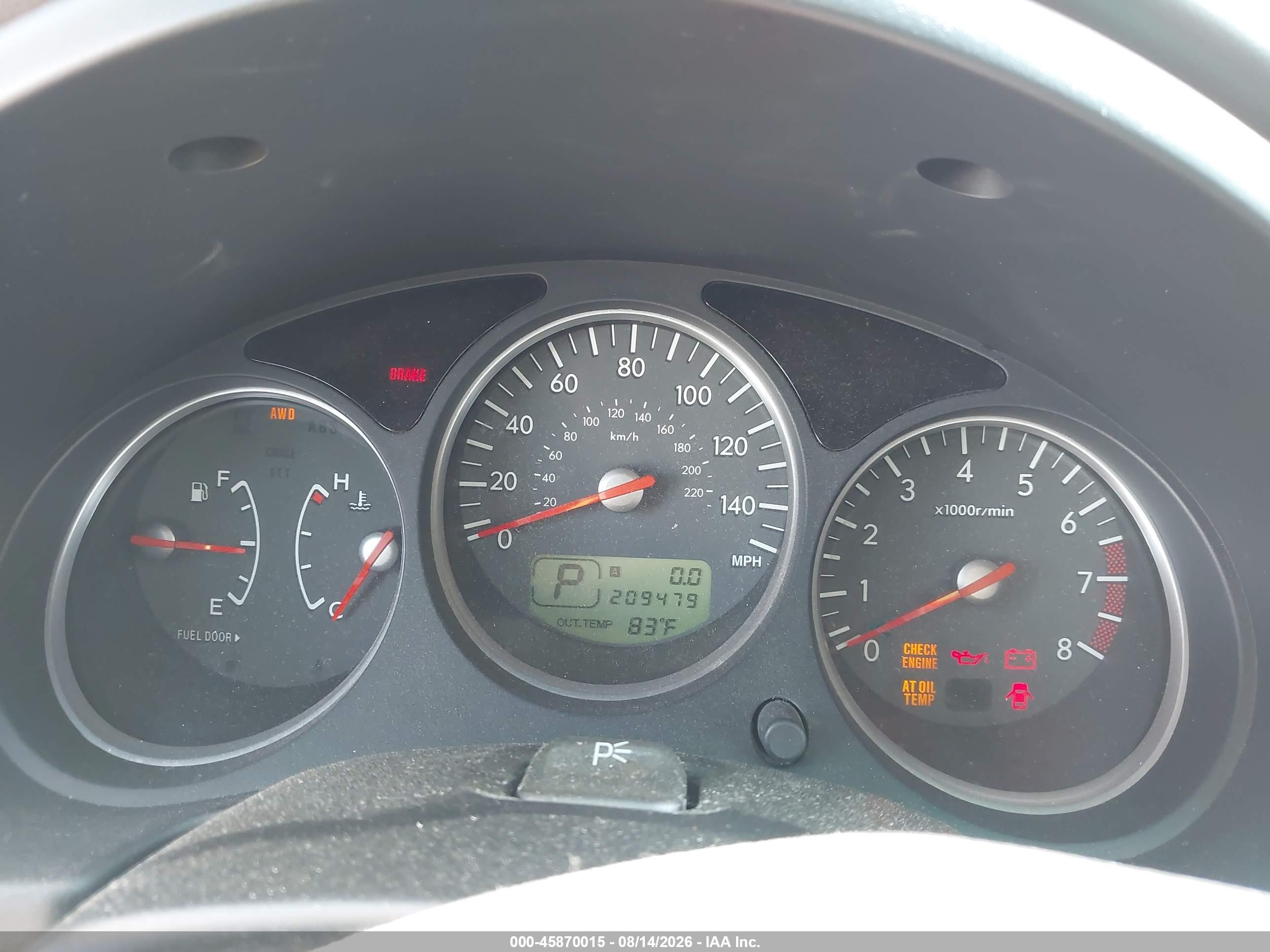 2006 Subaru Forester 2.5xt Limited White vin: JF1SG696X6H707668