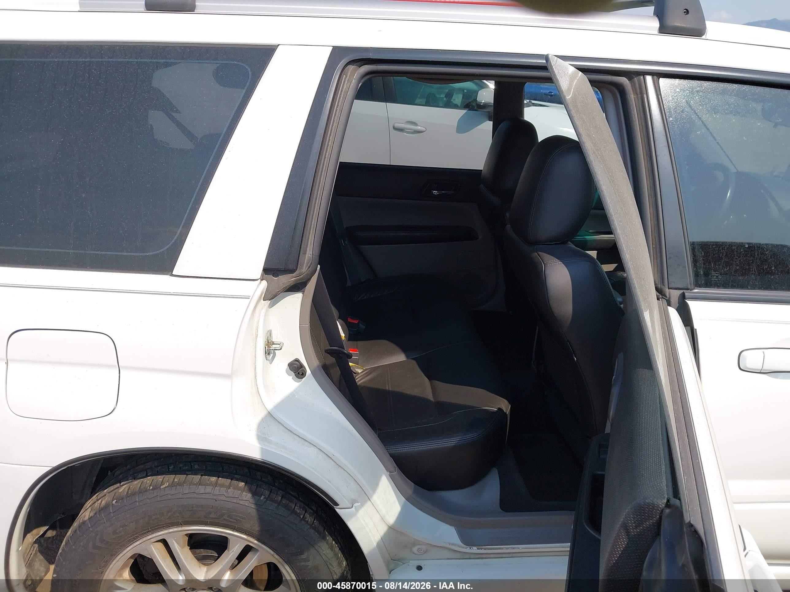 2006 Subaru Forester 2.5xt Limited White vin: JF1SG696X6H707668