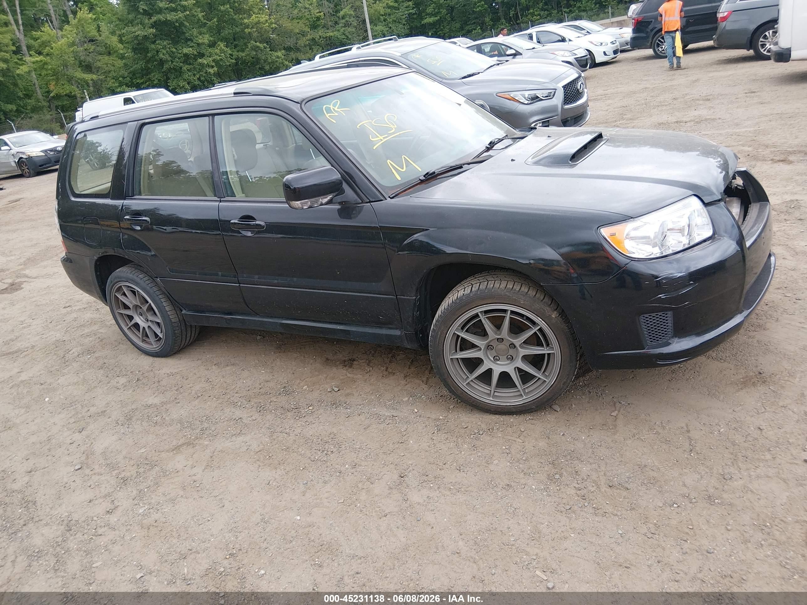 2006 Subaru Forester 2.5xt Limited Black vin: JF1SG696X6H746468