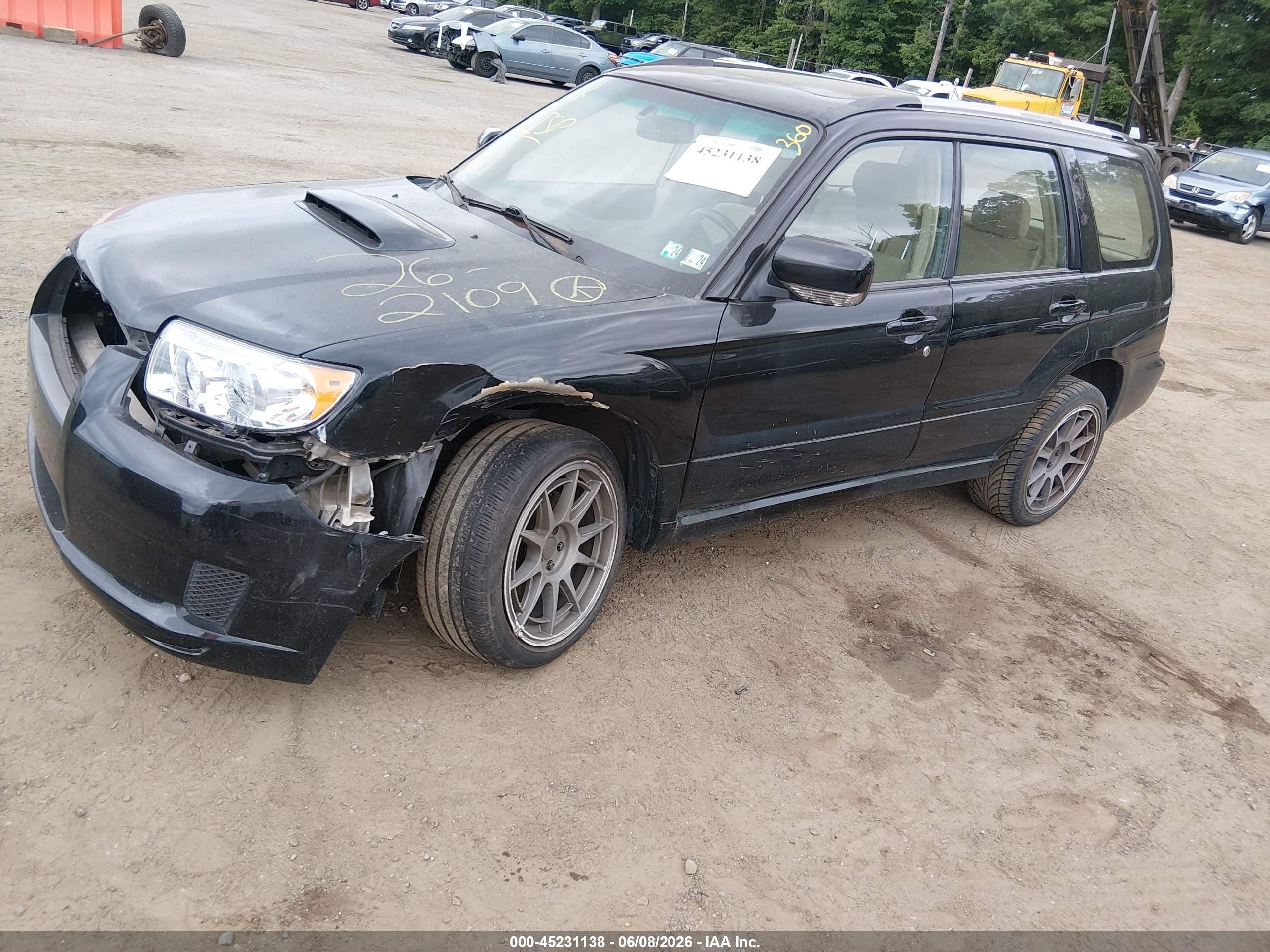 2006 Subaru Forester 2.5xt Limited Black vin: JF1SG696X6H746468