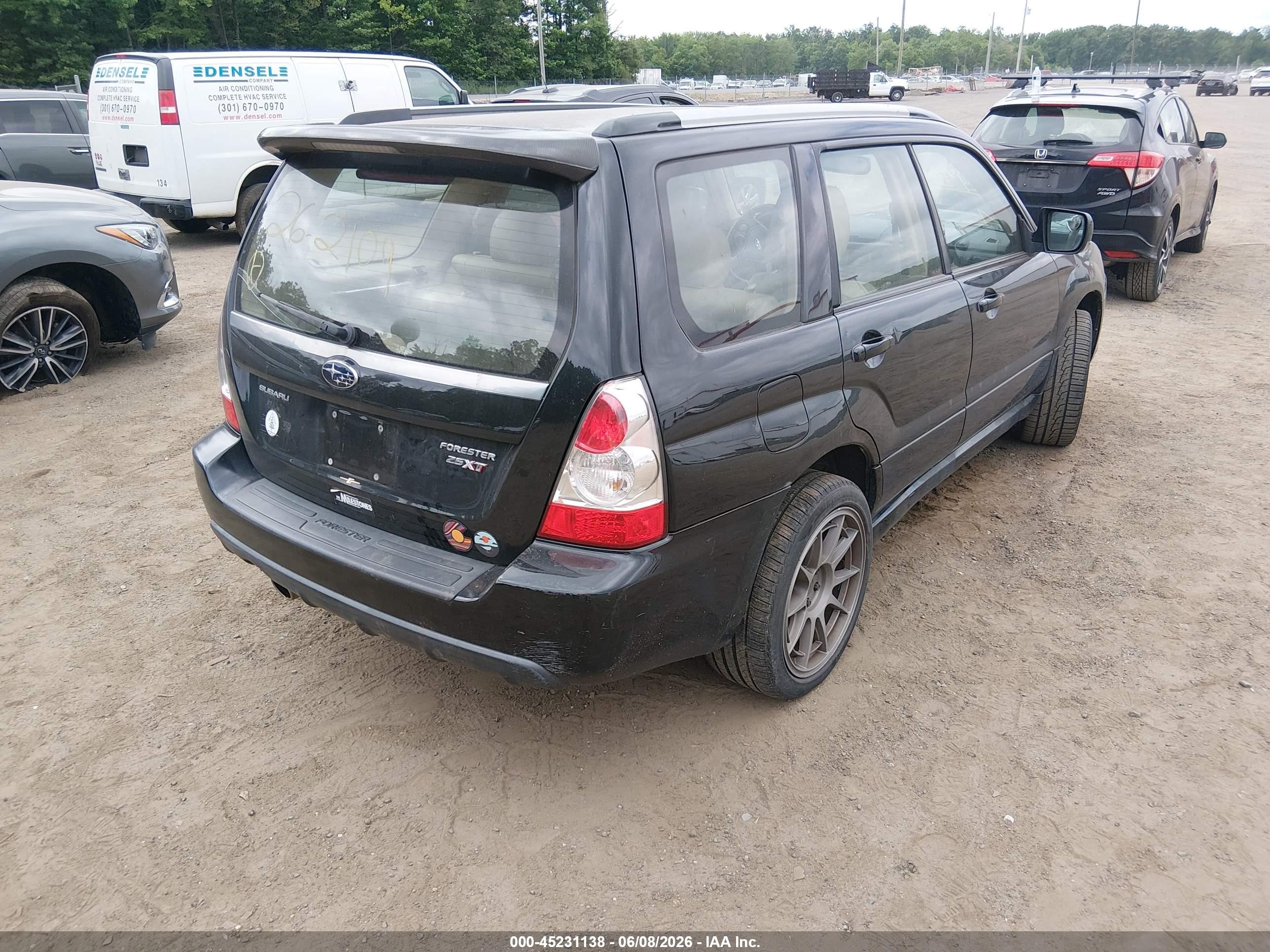 2006 Subaru Forester 2.5xt Limited Black vin: JF1SG696X6H746468