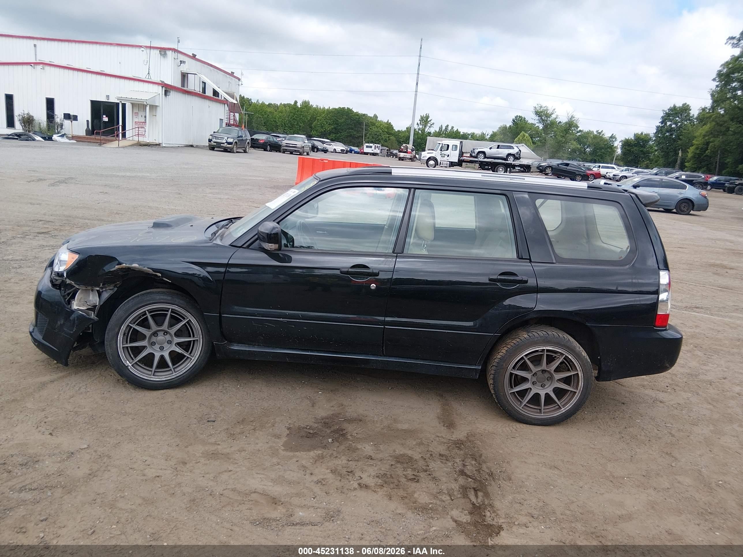 2006 Subaru Forester 2.5xt Limited Black vin: JF1SG696X6H746468