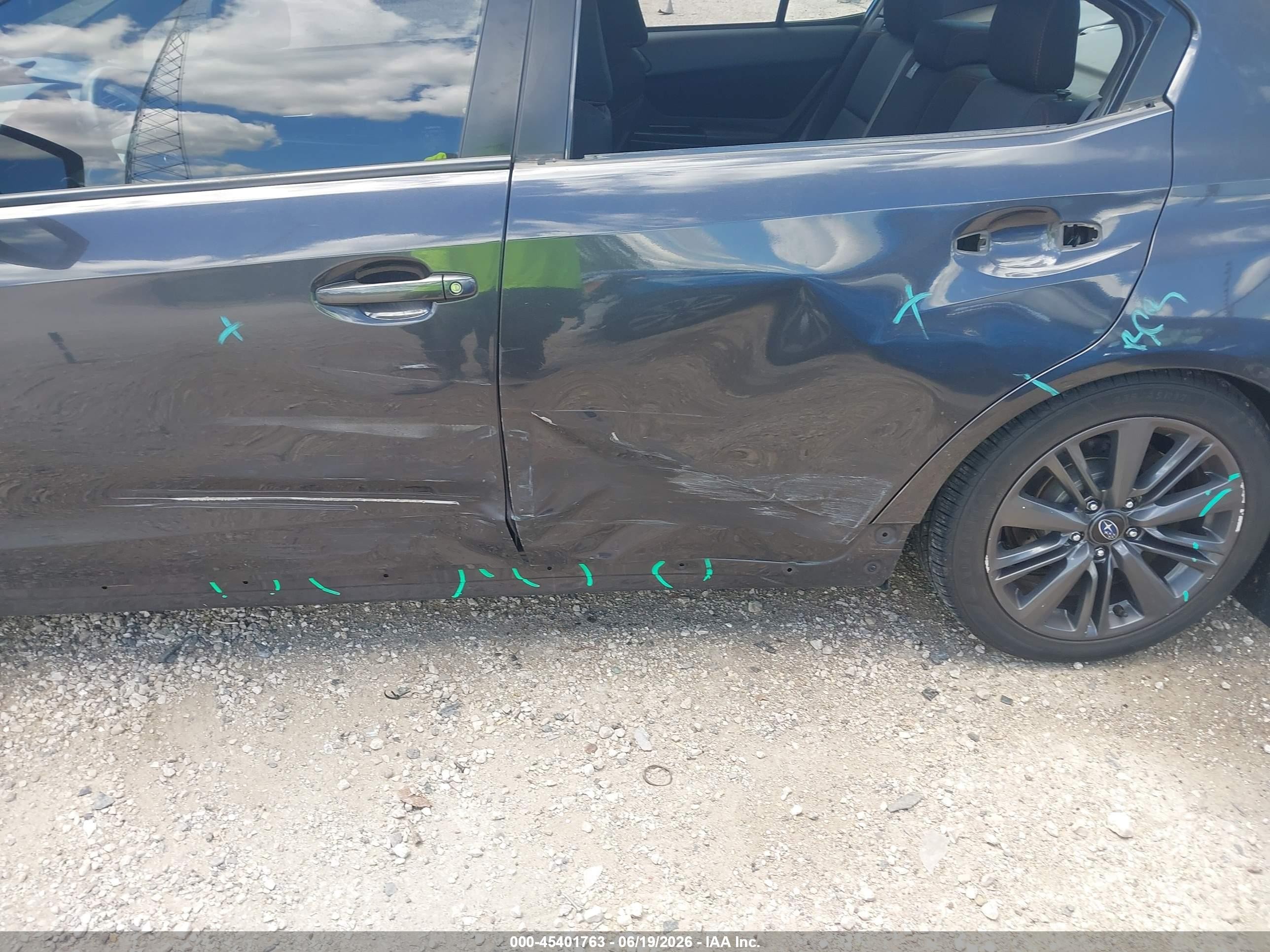 2015 Subaru Wrx Черный vin: JF1VA1A60F9815305