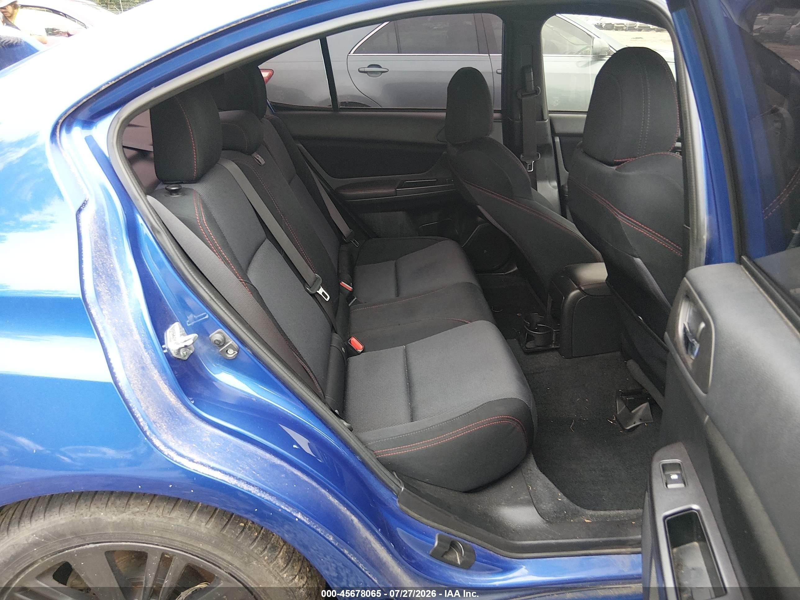 2015 Subaru Wrx   Blue vin: JF1VA1A60F9816812
