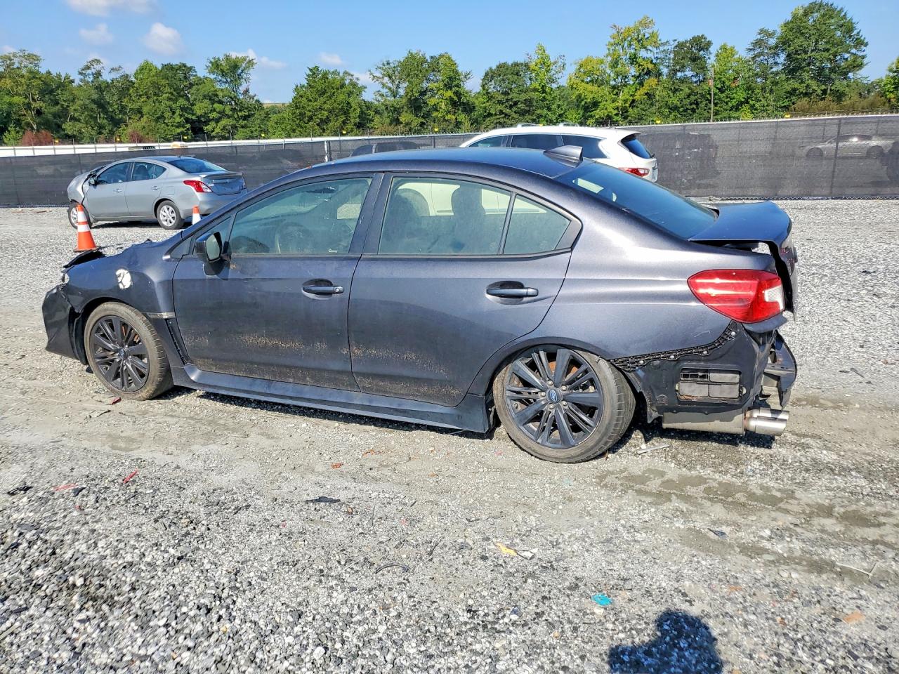 2015 Subaru Wrx Gray vin: JF1VA1A60F9820326