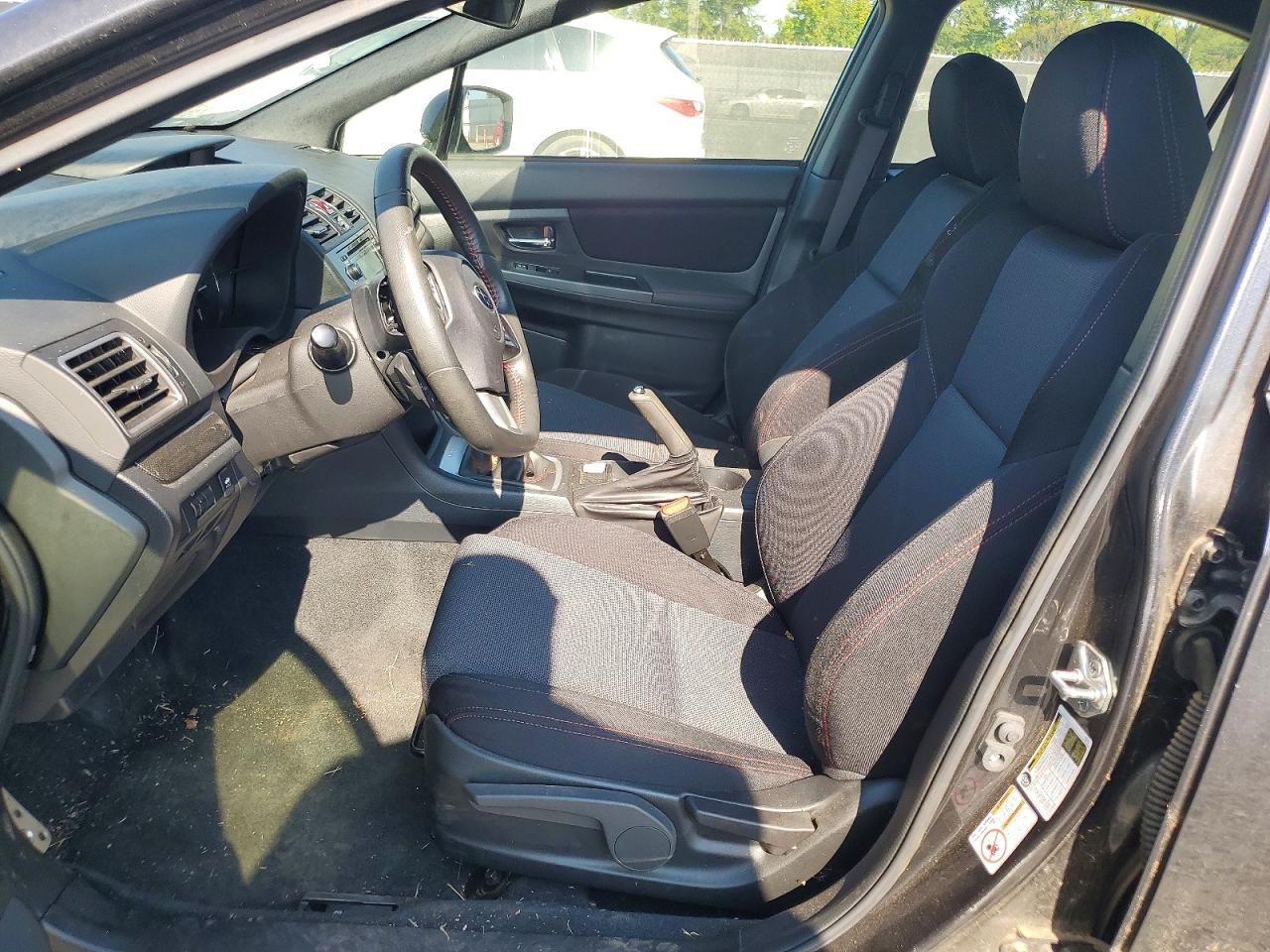 2015 Subaru Wrx Gray vin: JF1VA1A60F9820326