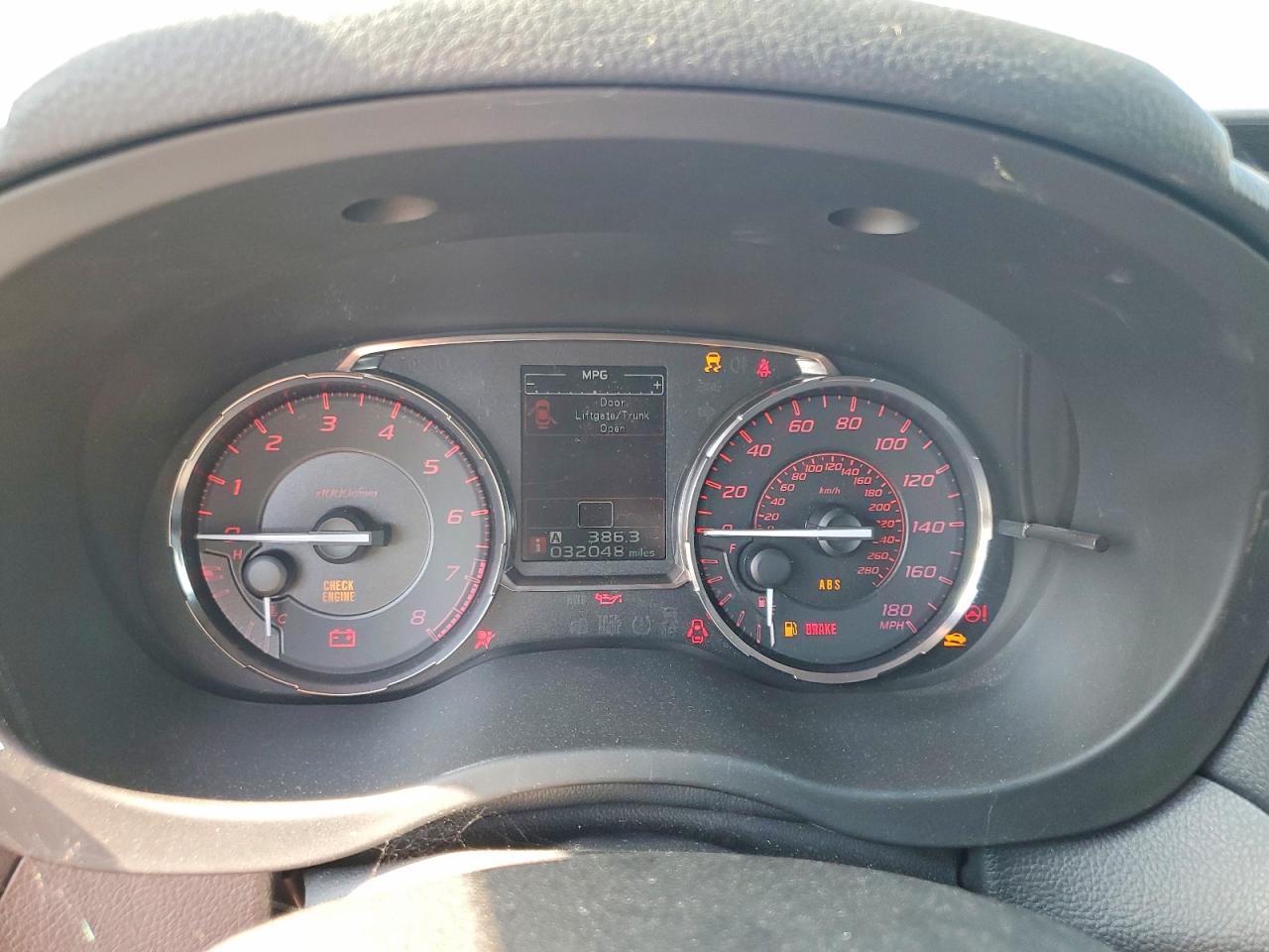2015 Subaru Wrx Gray vin: JF1VA1A60F9820326