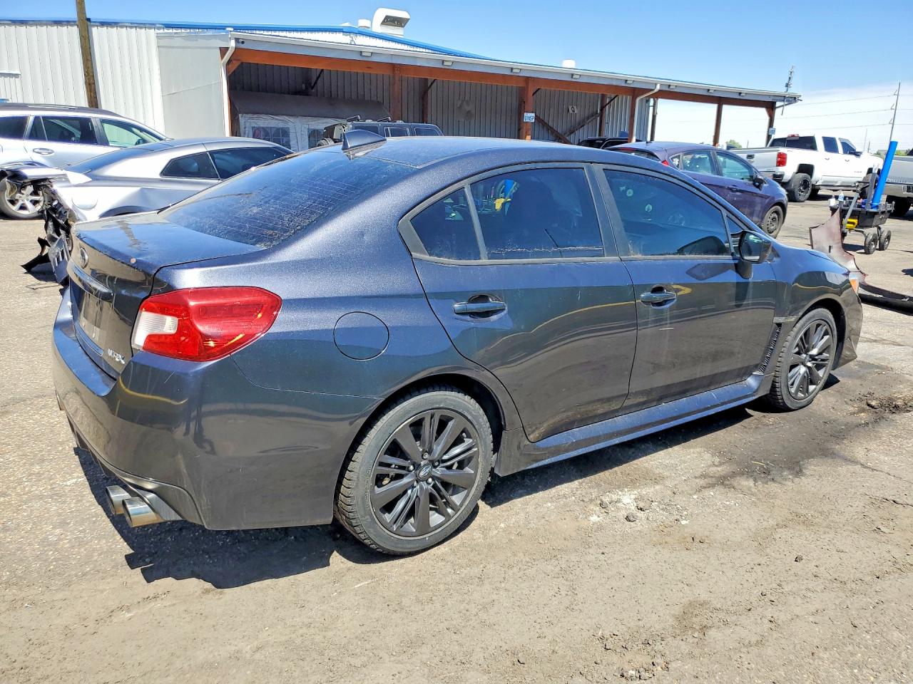 2015 Subaru Wrx Gray vin: JF1VA1A60F9826823