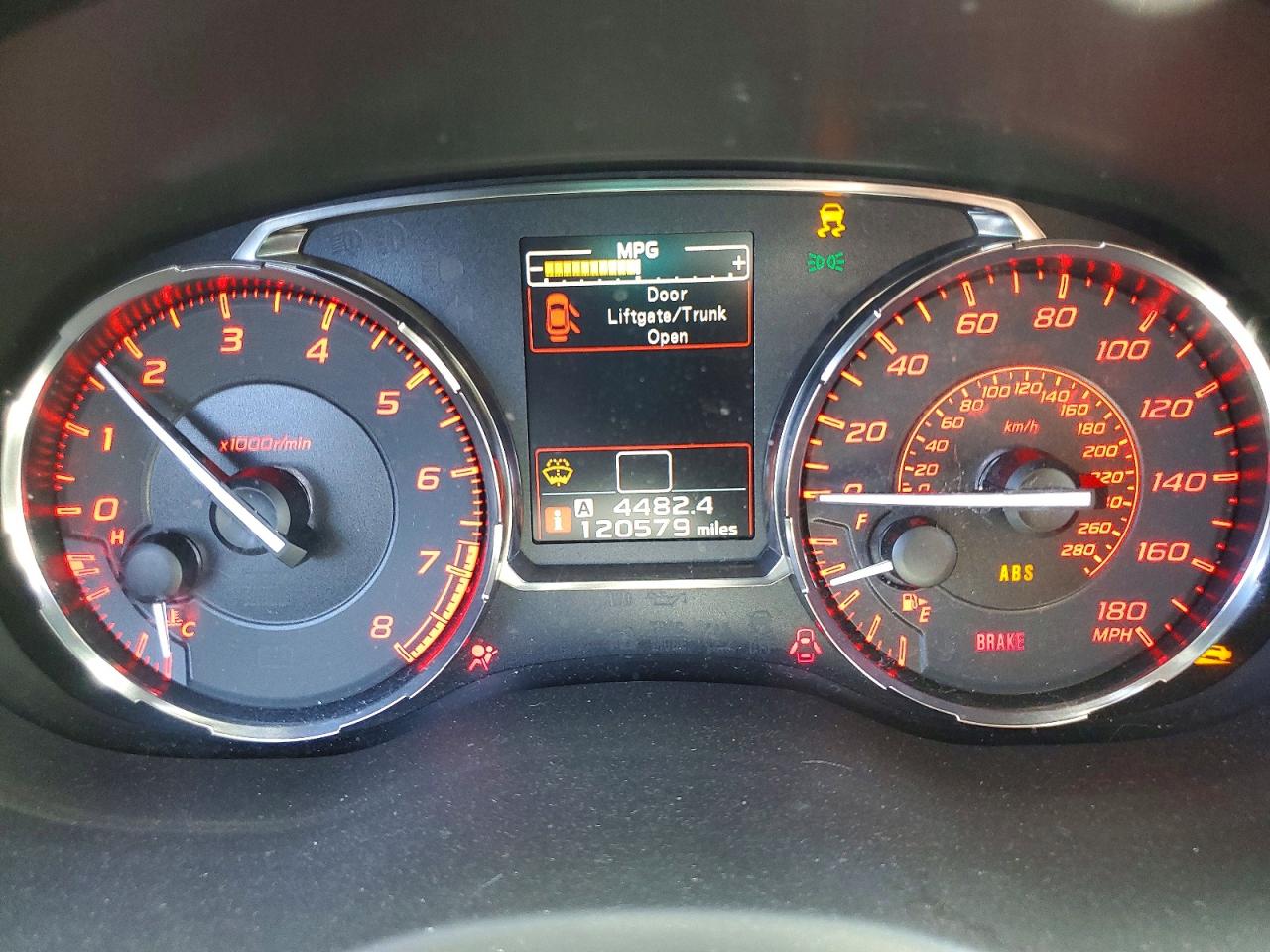 2015 Subaru Wrx Gray vin: JF1VA1A60F9826823