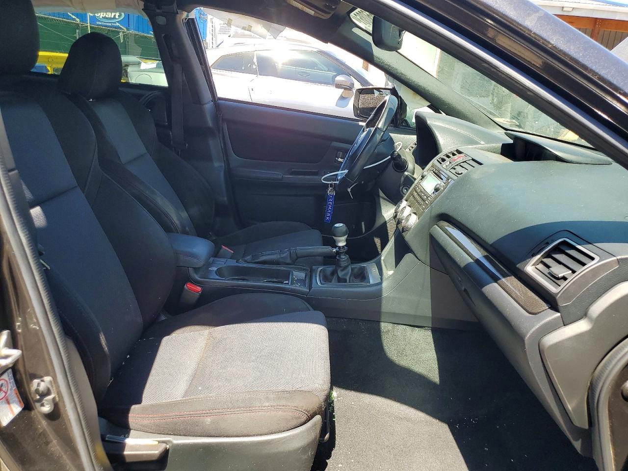 2015 Subaru Wrx Gray vin: JF1VA1A60F9826823