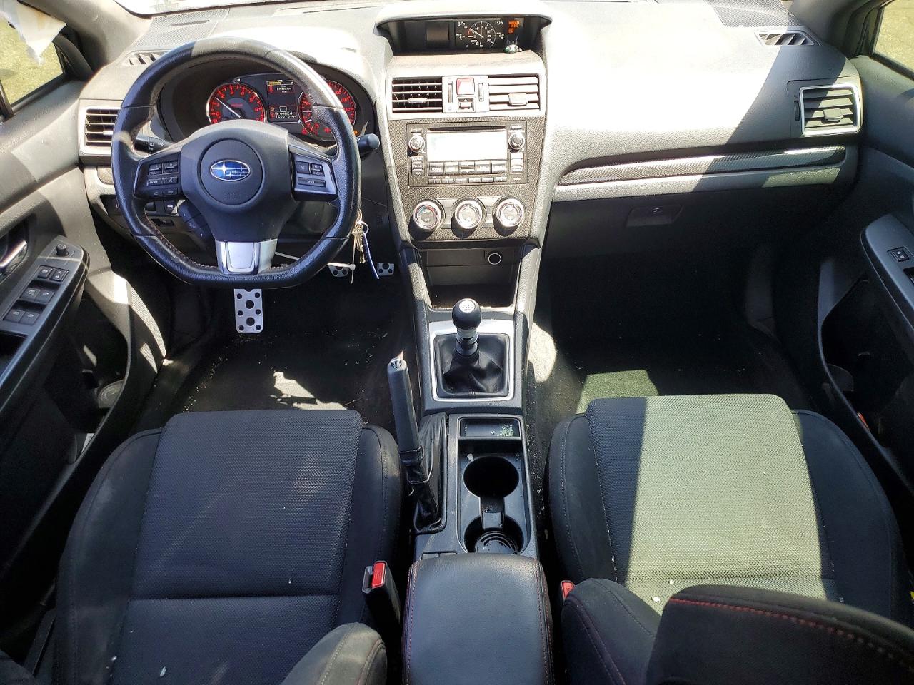 2015 Subaru Wrx Gray vin: JF1VA1A60F9826823