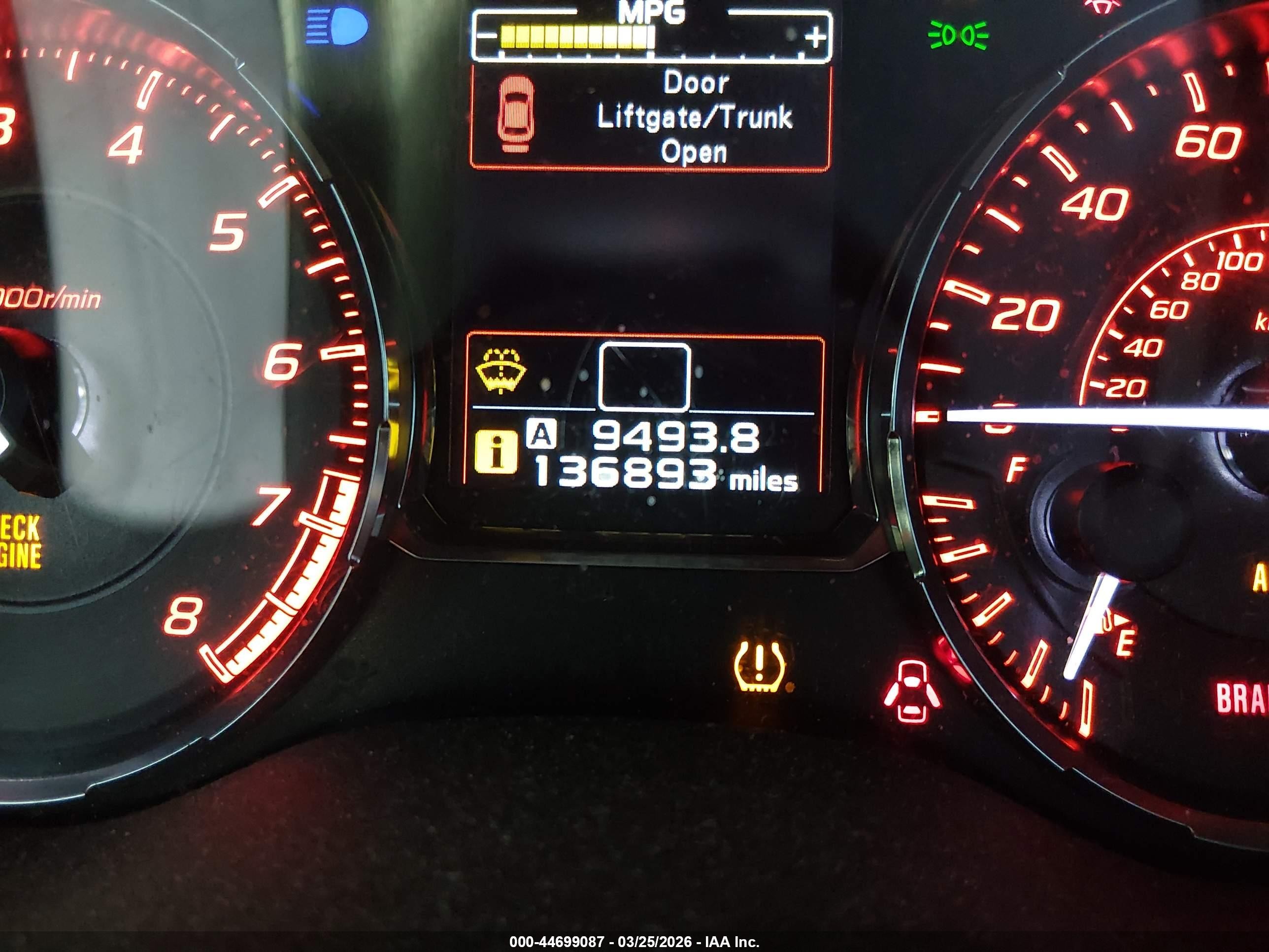 2015 Subaru Wrx Синий vin: JF1VA1A60F9835599