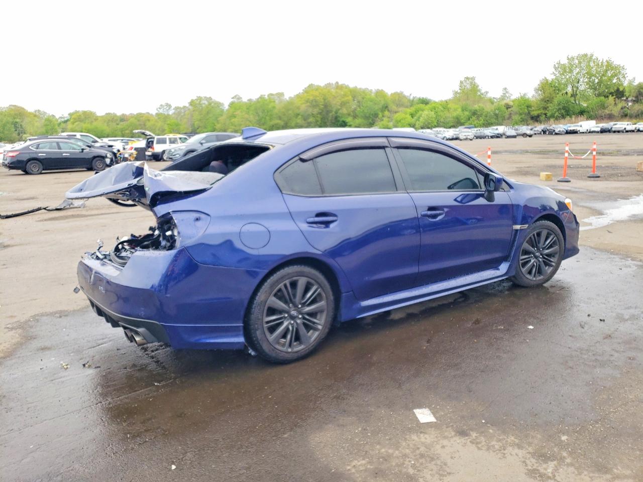 2021 Subaru Wrx Blue vin: JF1VA1A60M9821263