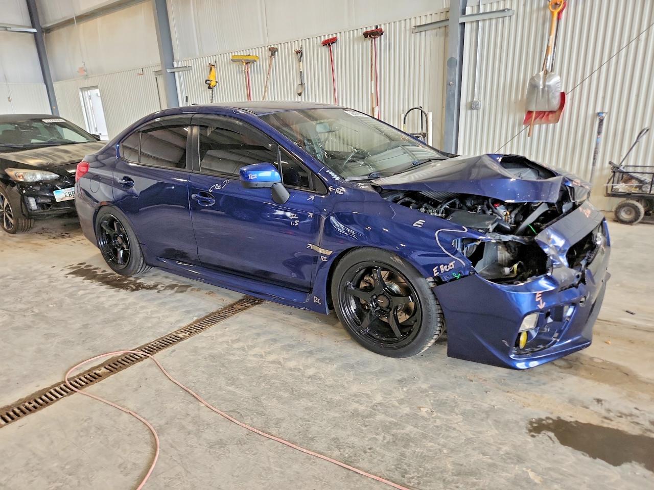 2015 Subaru Wrx Blue vin: JF1VA1A61F9814261