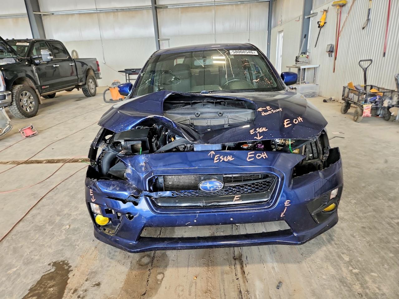 2015 Subaru Wrx Blue vin: JF1VA1A61F9814261