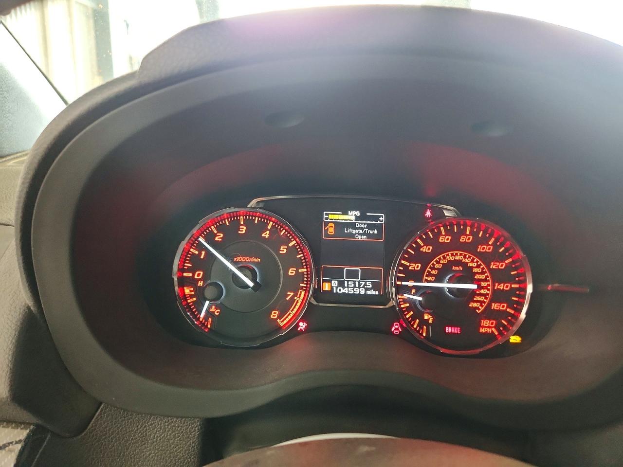2015 Subaru Wrx Blue vin: JF1VA1A61F9814261