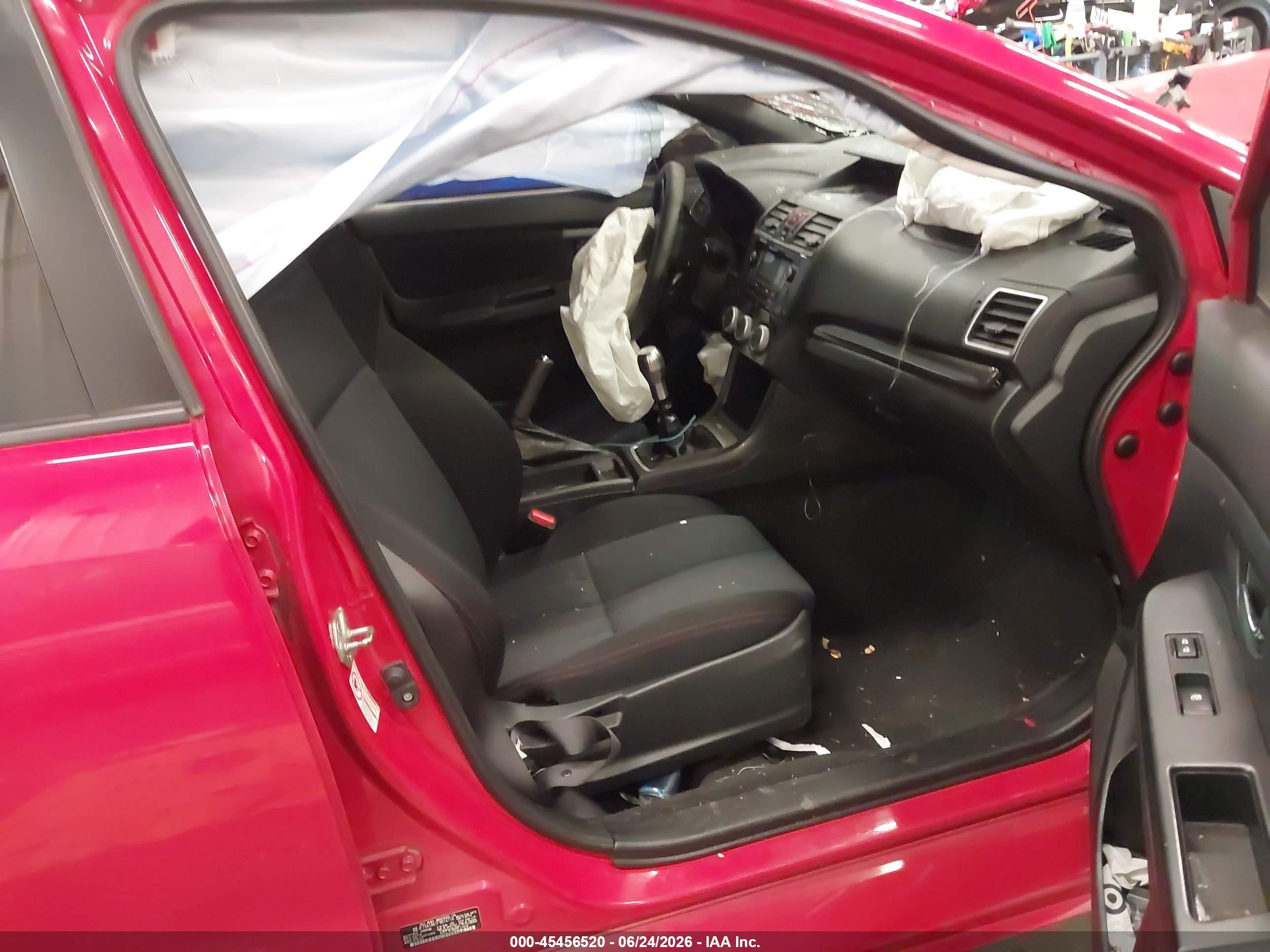 2015 Subaru Wrx   Red vin: JF1VA1A61F9814714