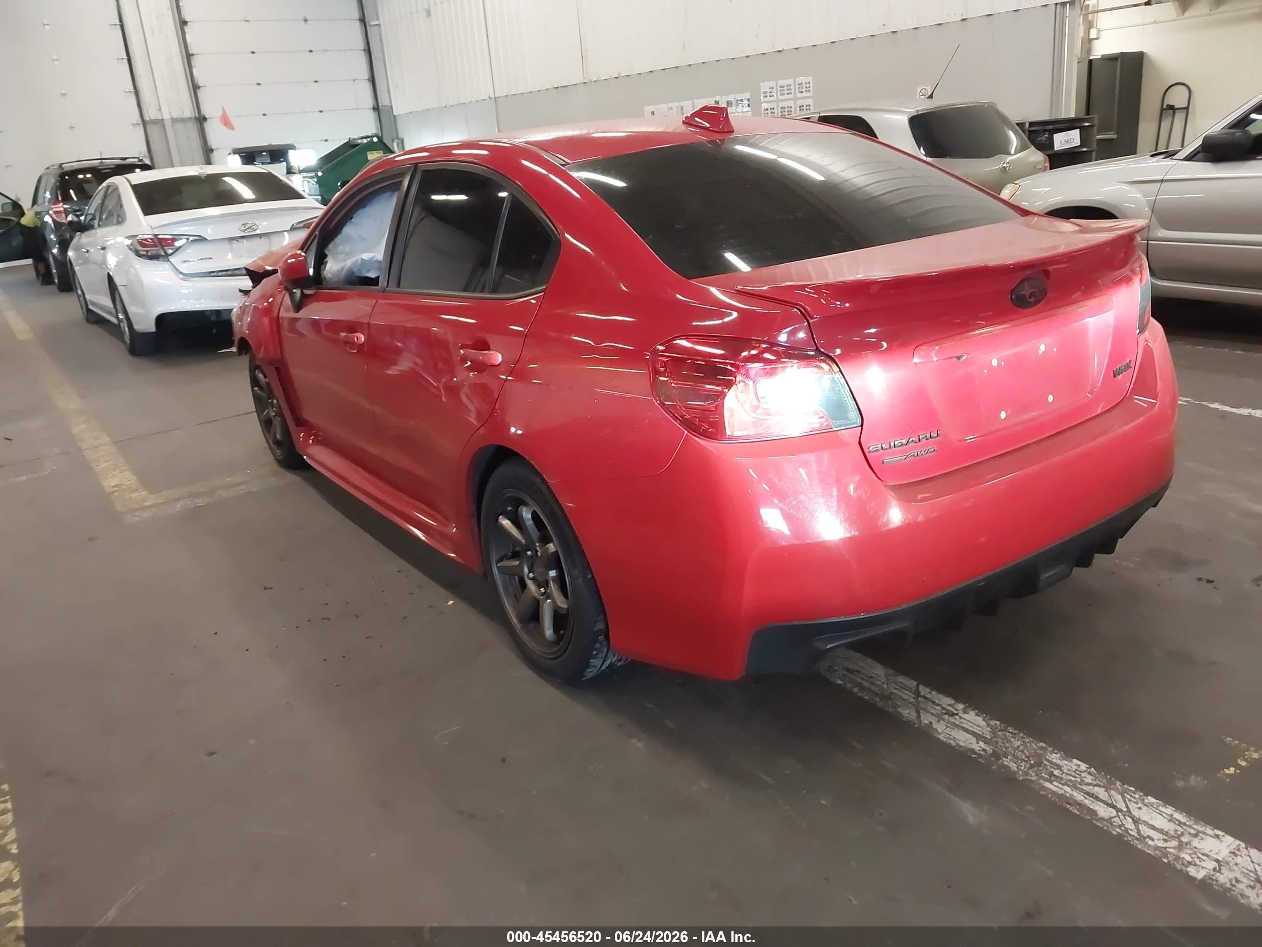 2015 Subaru Wrx   Red vin: JF1VA1A61F9814714