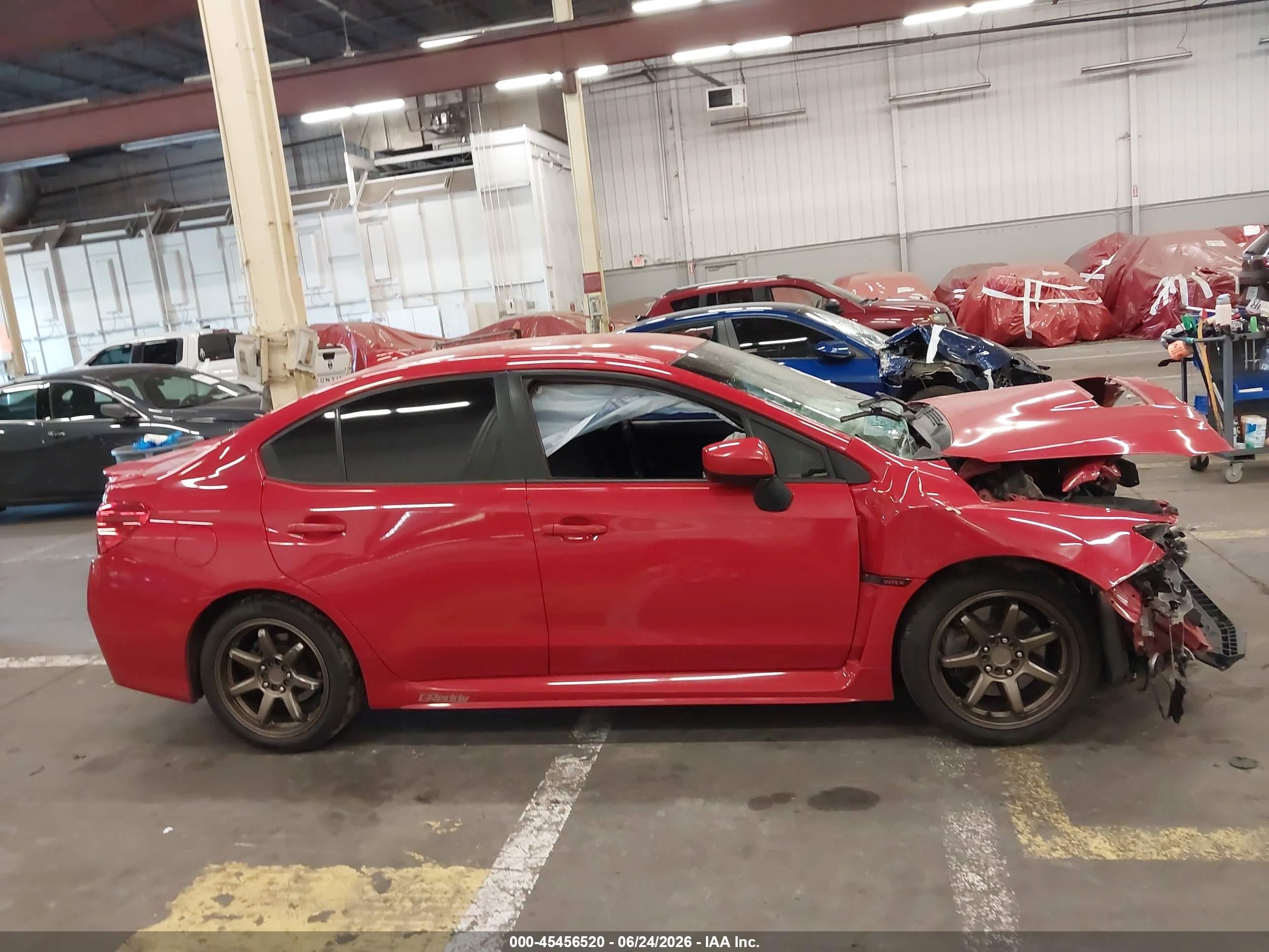 2015 Subaru Wrx   Red vin: JF1VA1A61F9814714
