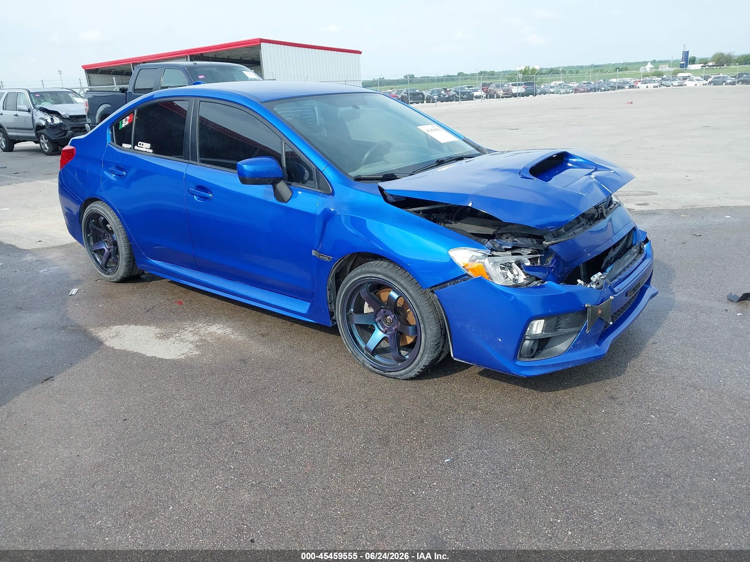 2015 Subaru Wrx   Blue vin: JF1VA1A61F9817788