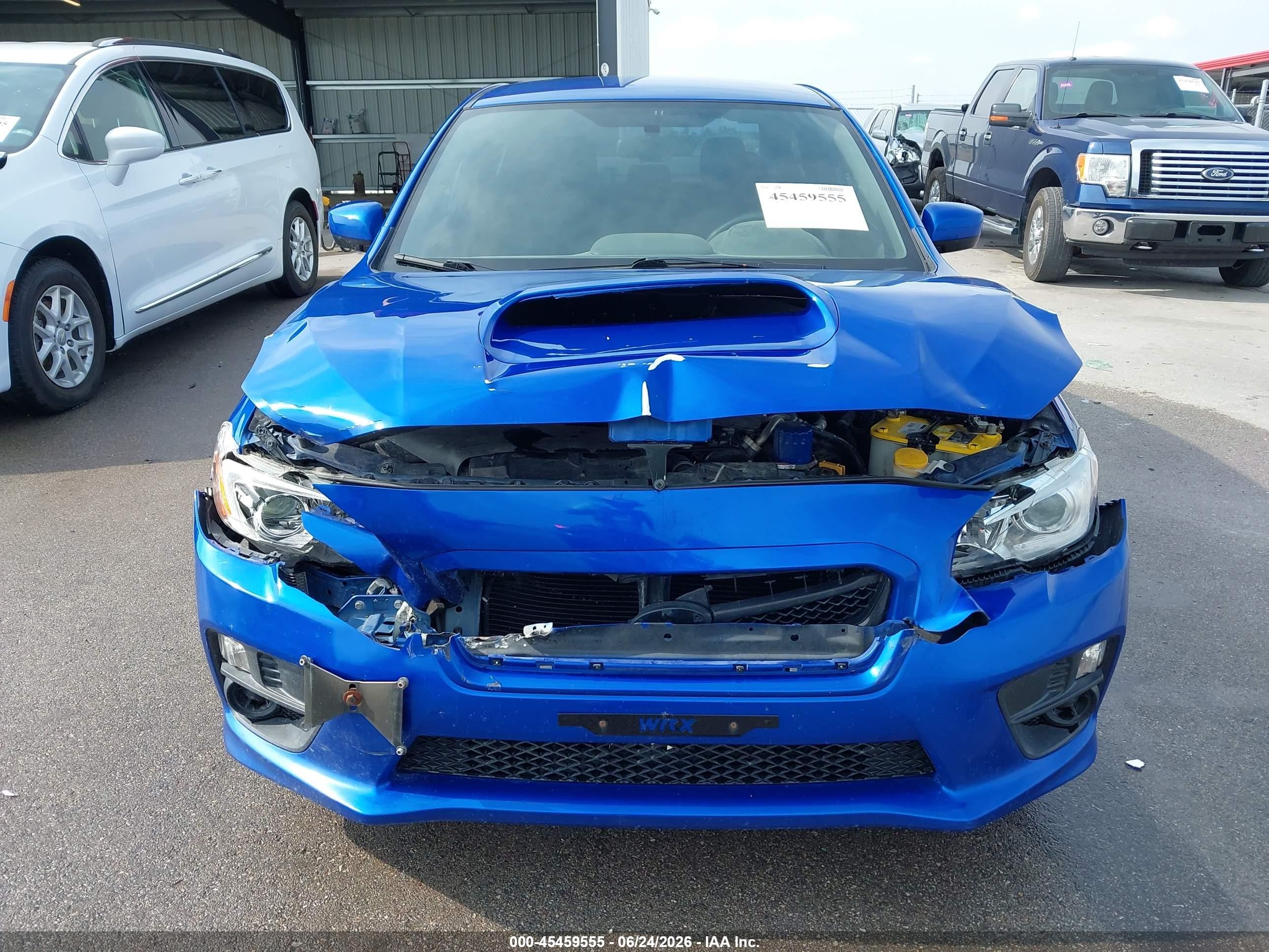 2015 Subaru Wrx   Blue vin: JF1VA1A61F9817788