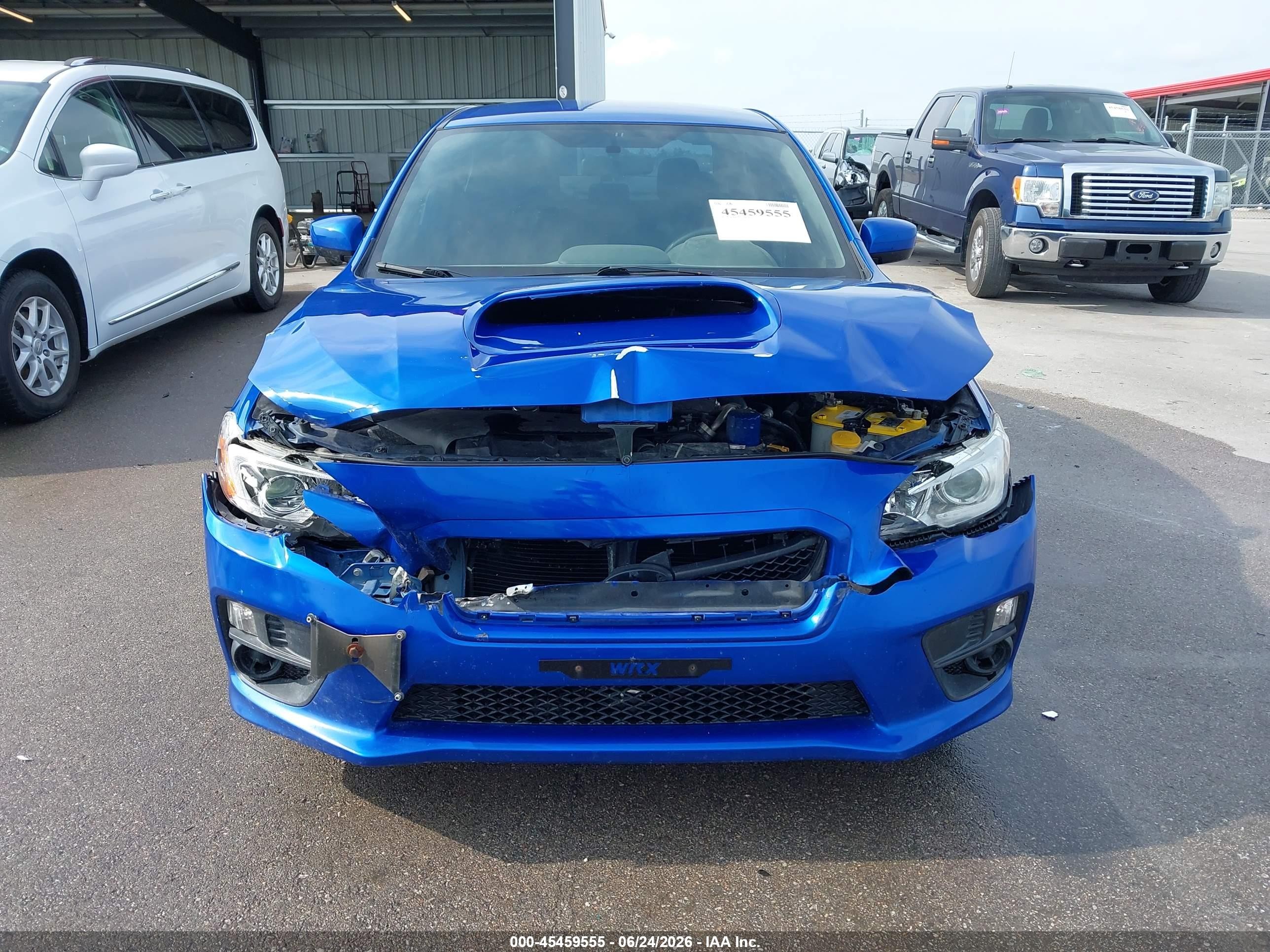 2015 Subaru Wrx   Blue vin: JF1VA1A61F9817788