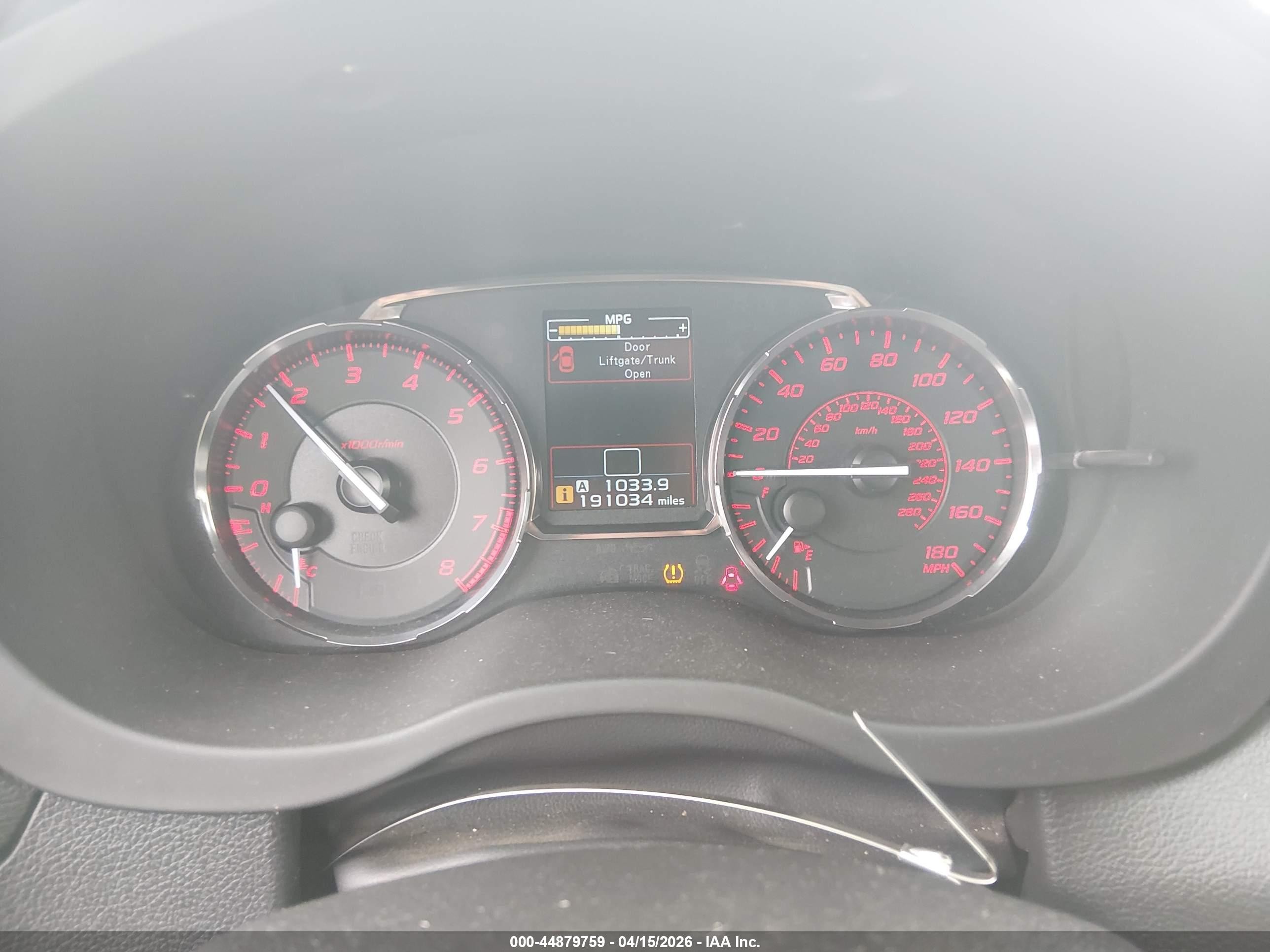 2015 Subaru Wrx   Blue vin: JF1VA1A61F9834963