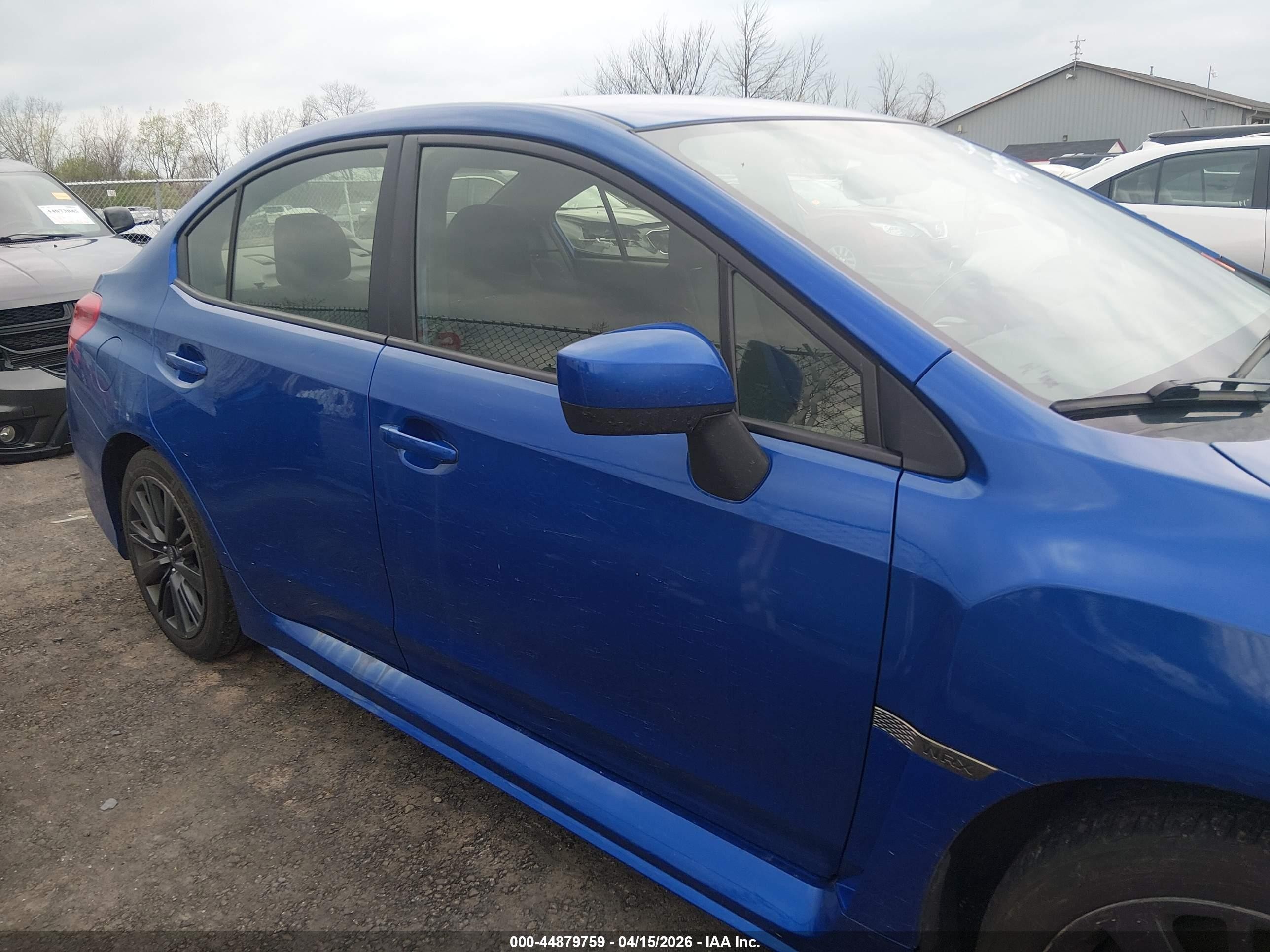 2015 Subaru Wrx   Blue vin: JF1VA1A61F9834963