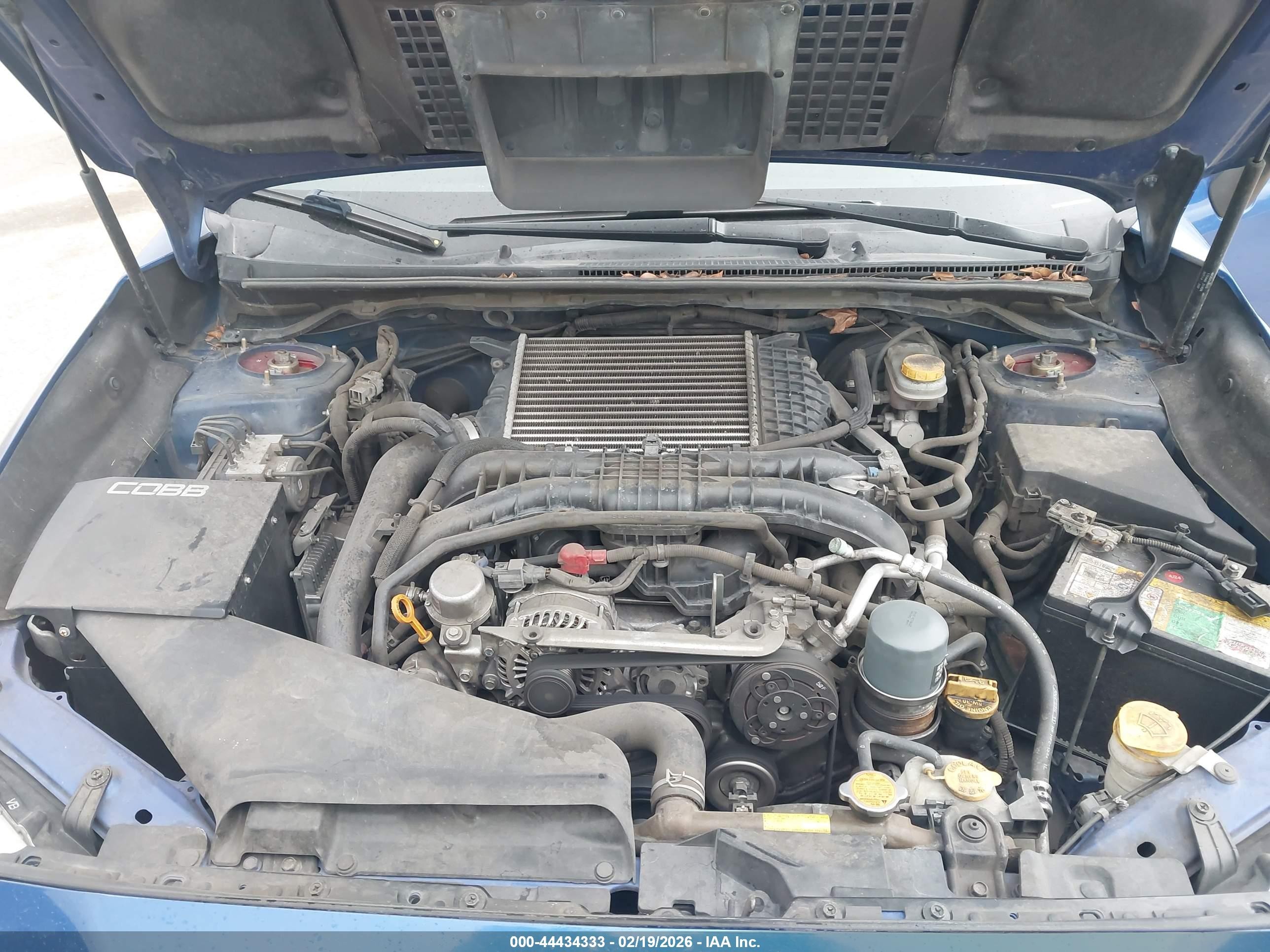 2015 Subaru Wrx Blue vin: JF1VA1A61F9835515
