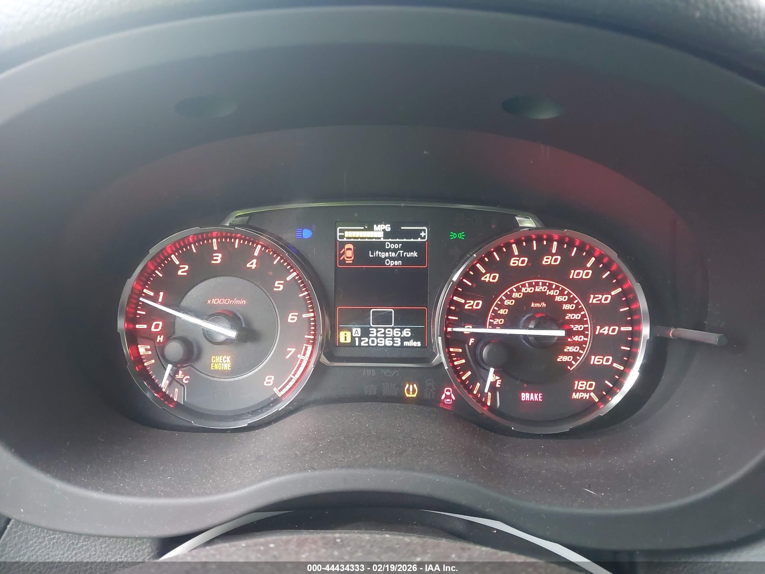 2015 Subaru Wrx Blue vin: JF1VA1A61F9835515