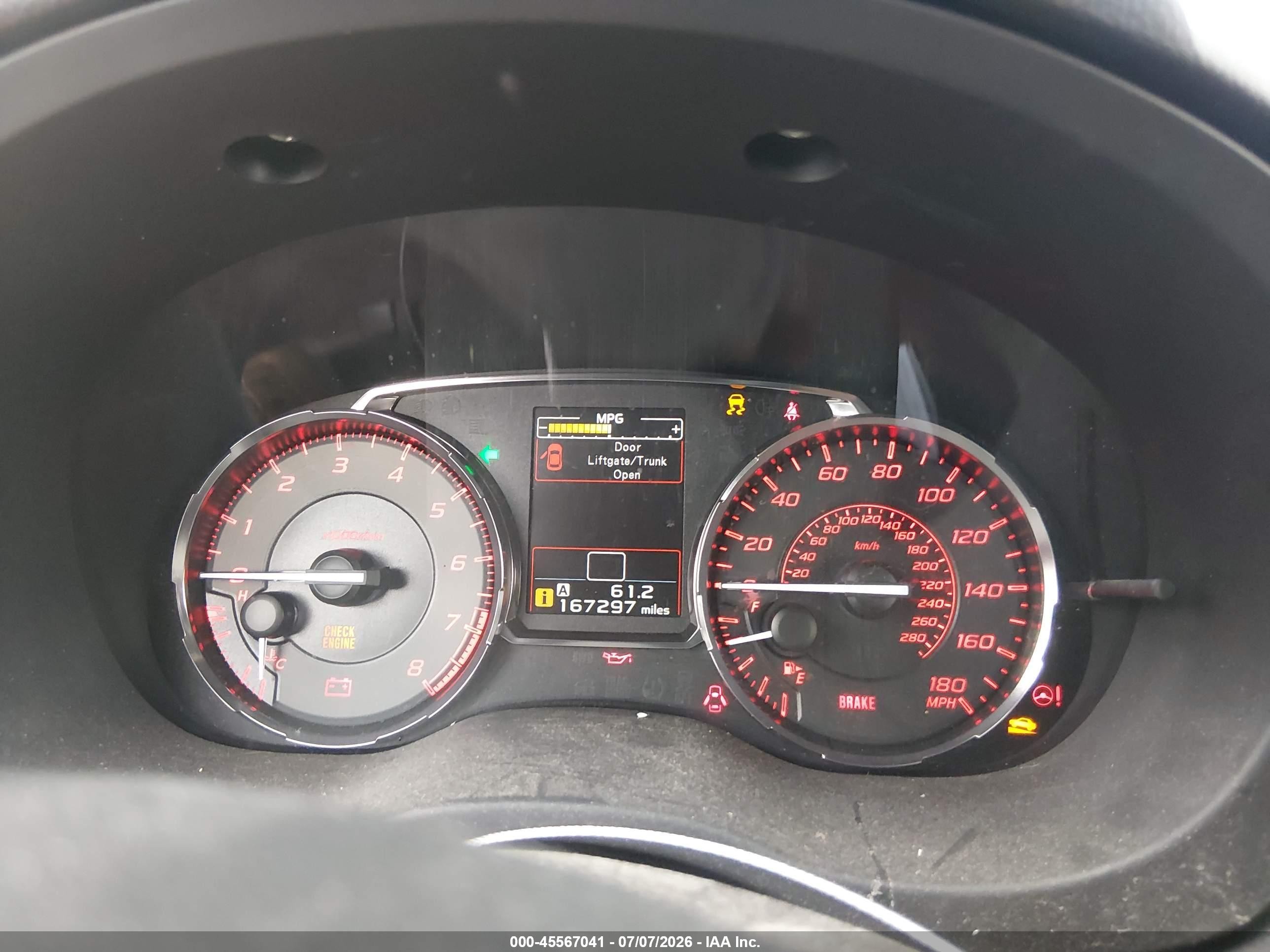 2015 Subaru Wrx   Blue vin: JF1VA1A62F9803236