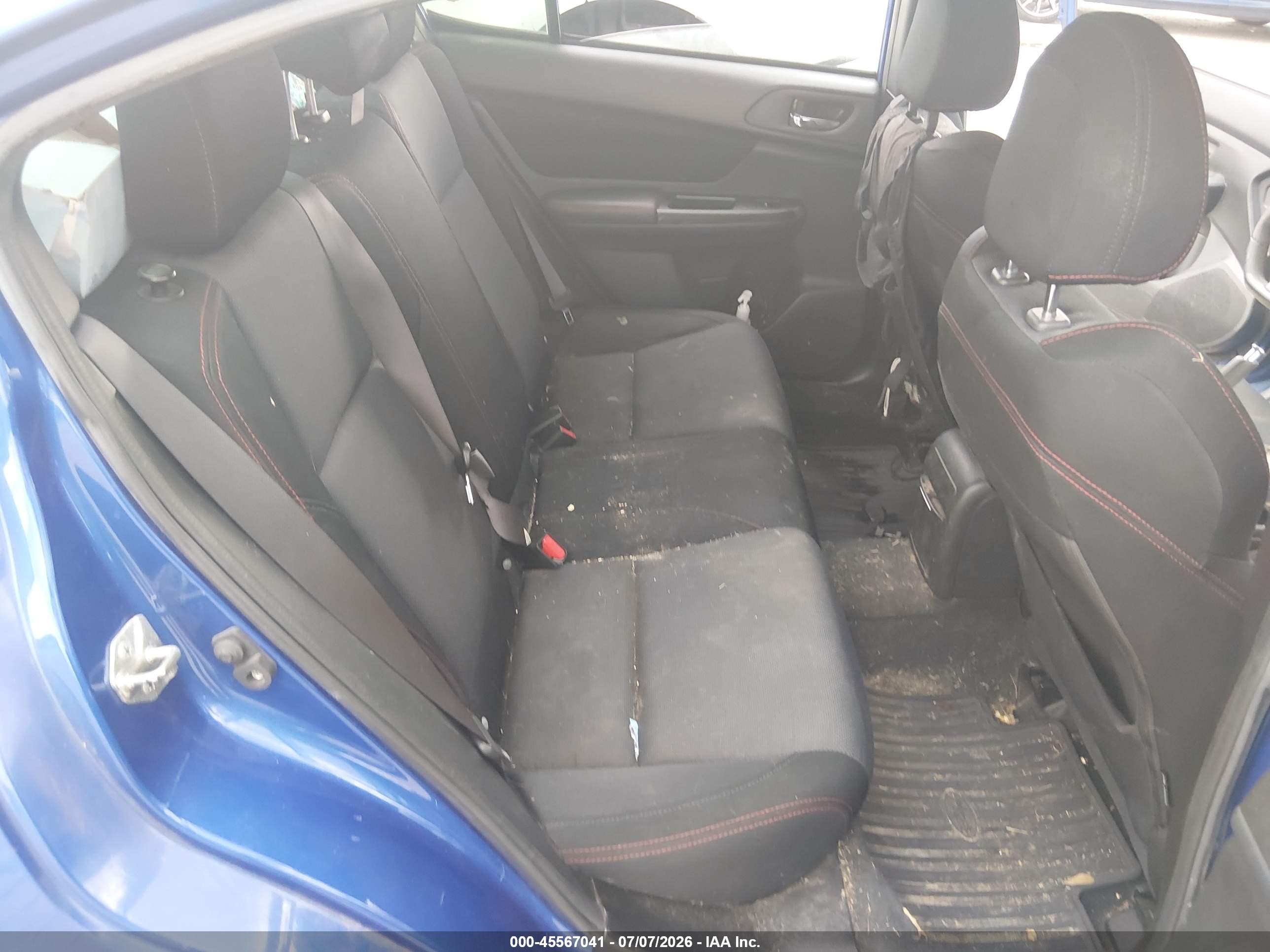 2015 Subaru Wrx   Blue vin: JF1VA1A62F9803236