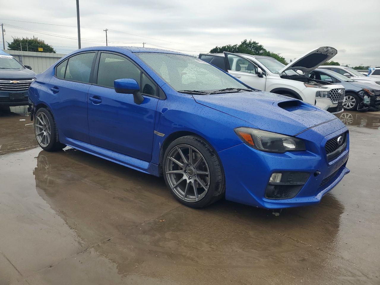 2015 Subaru Wrx Blue vin: JF1VA1A62F9819792