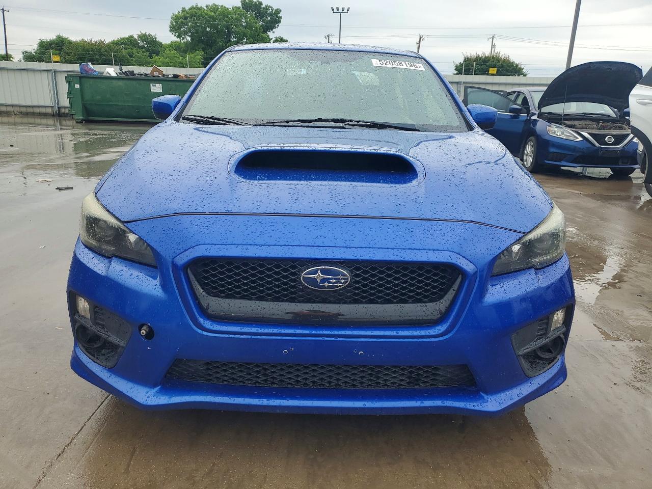 2015 Subaru Wrx Blue vin: JF1VA1A62F9819792