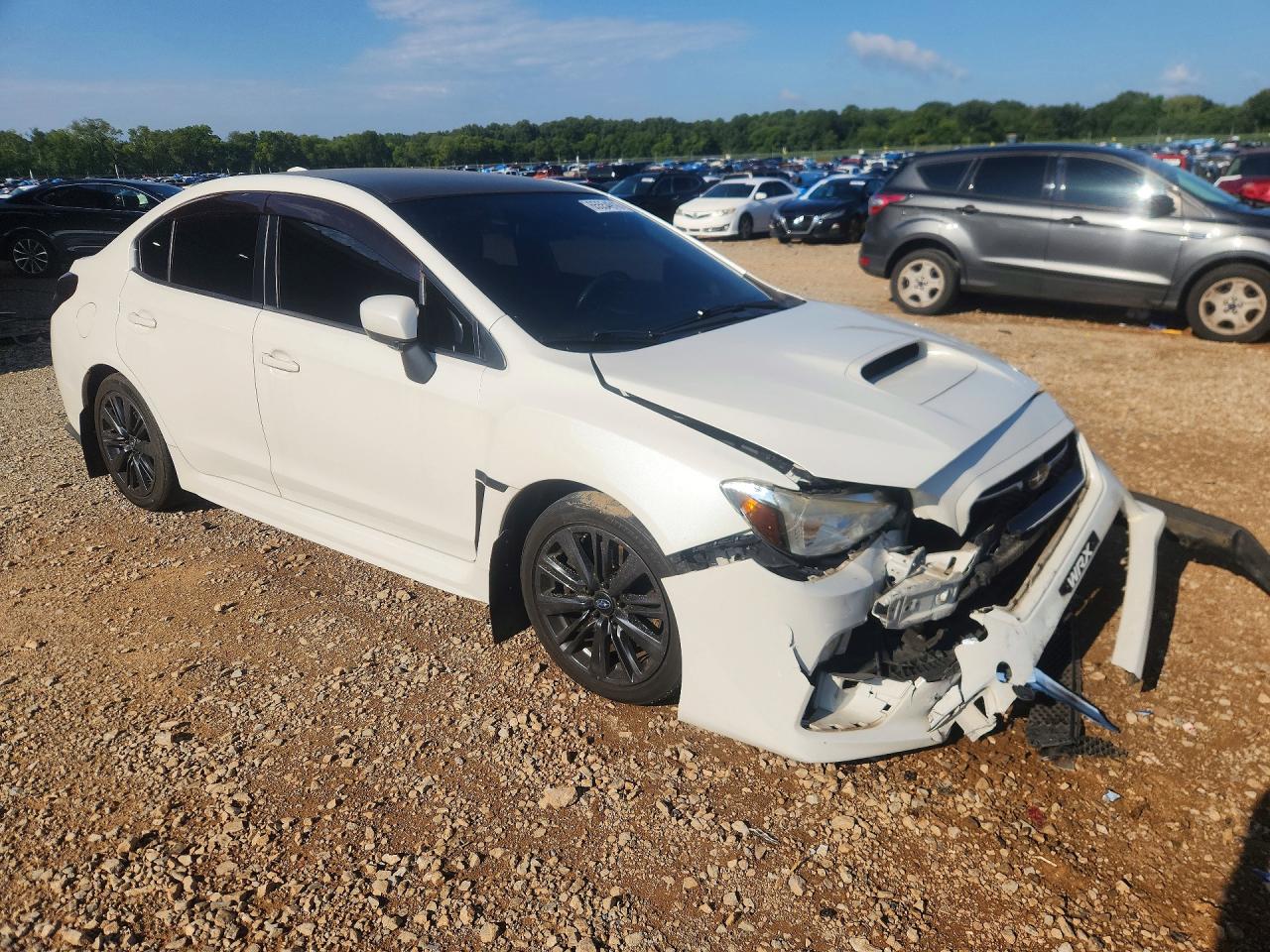 2015 Subaru Wrx Белый vin: JF1VA1A62F9825866