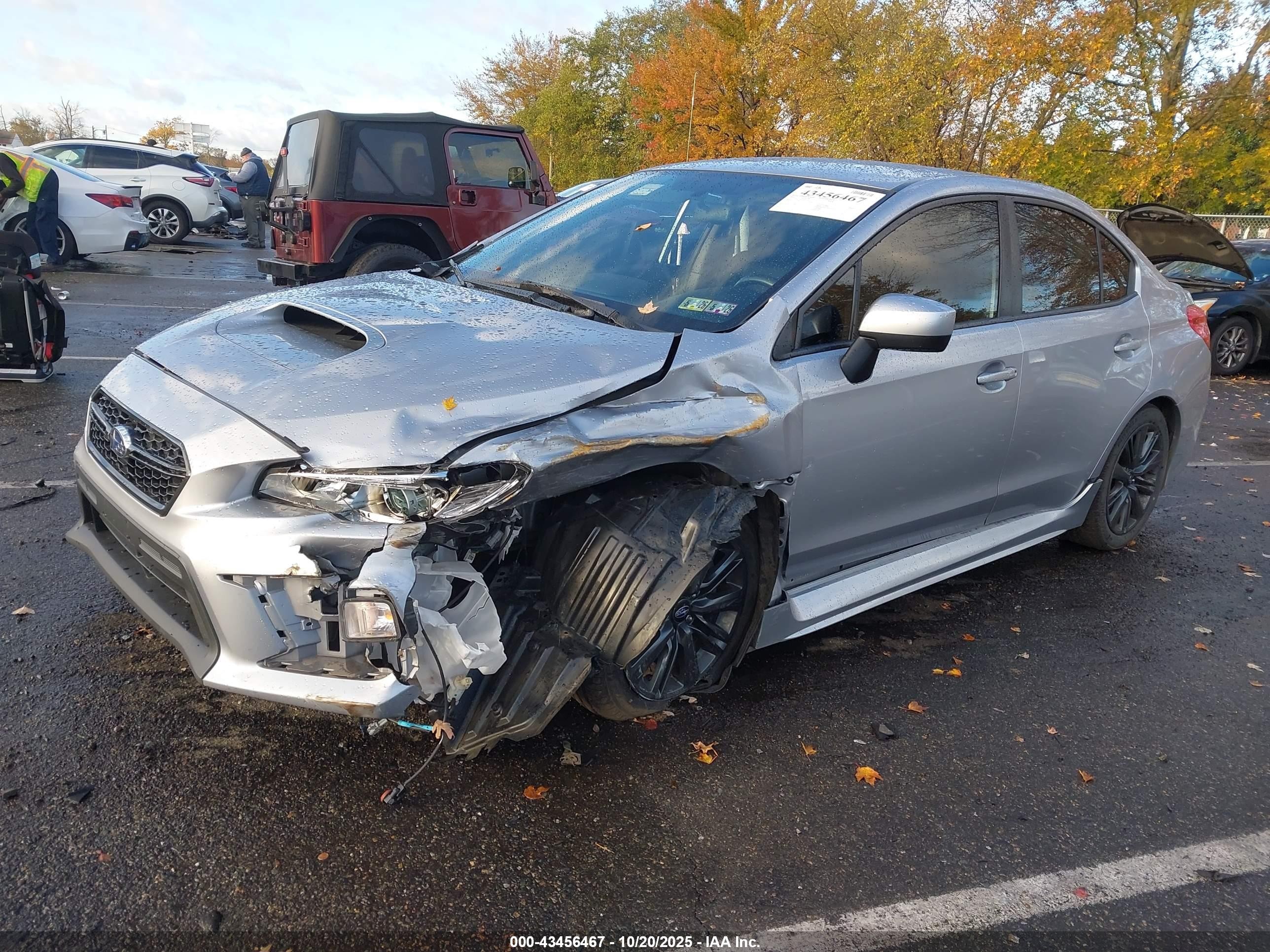 2020 Subaru Wrx   Серебряный vin: JF1VA1A62L9830710