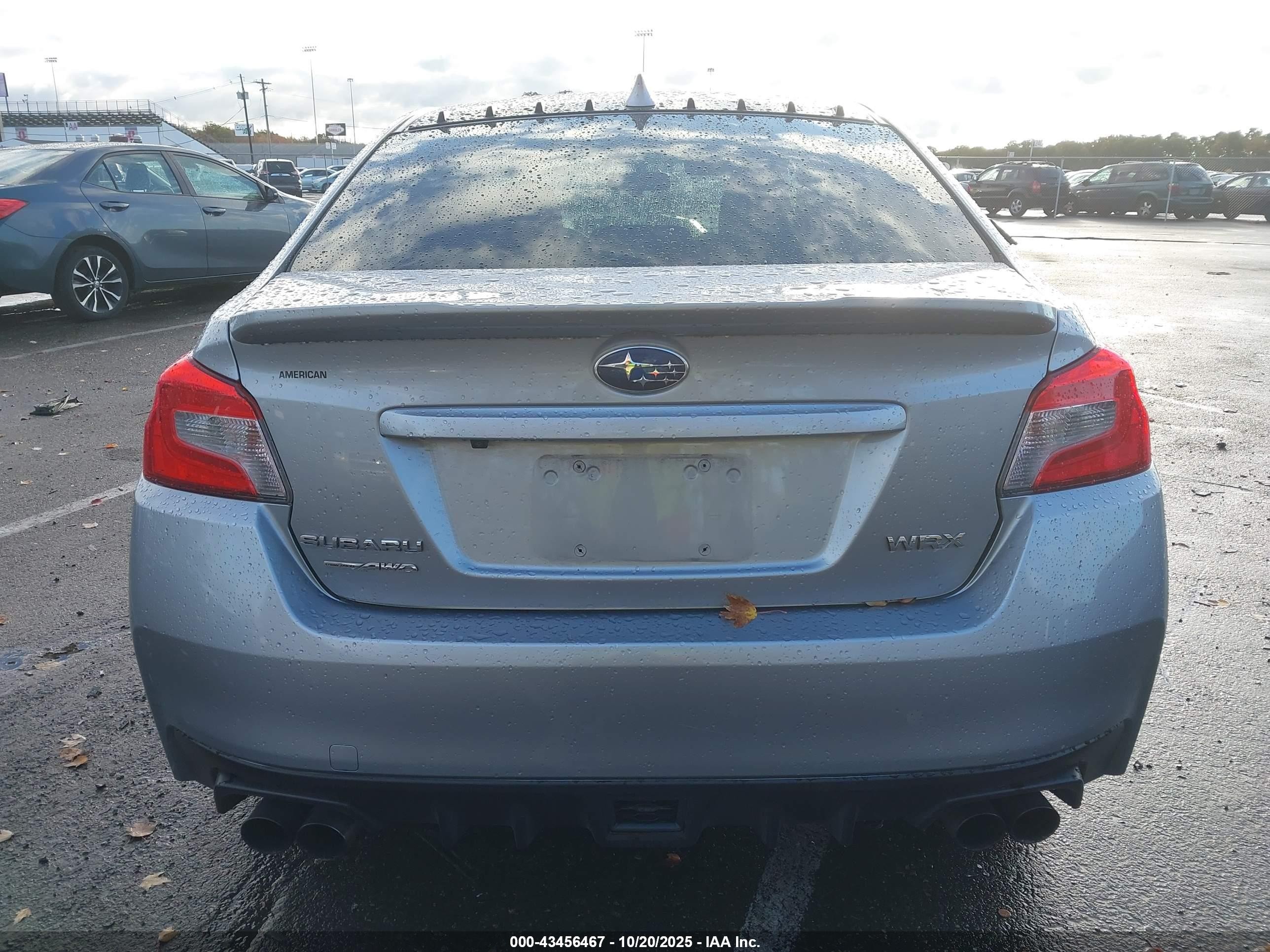 2020 Subaru Wrx   Серебряный vin: JF1VA1A62L9830710