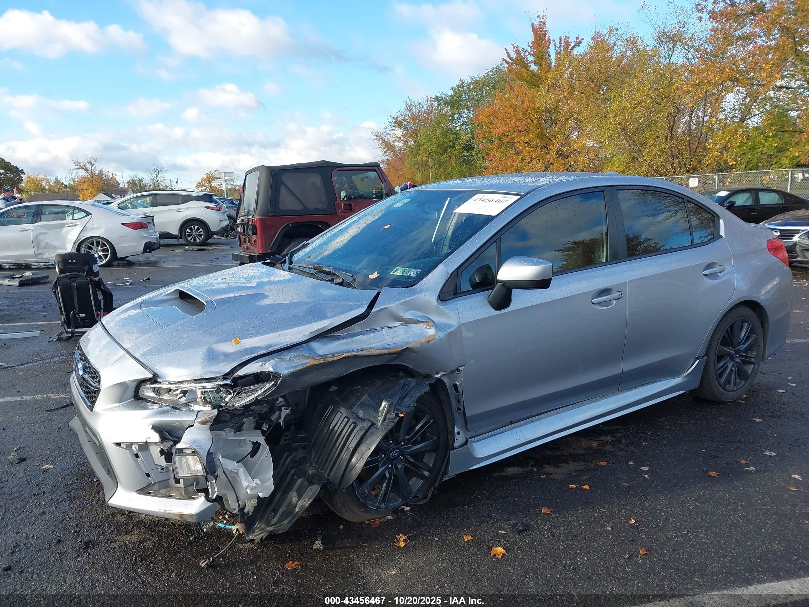 2020 Subaru Wrx   Серебряный vin: JF1VA1A62L9830710