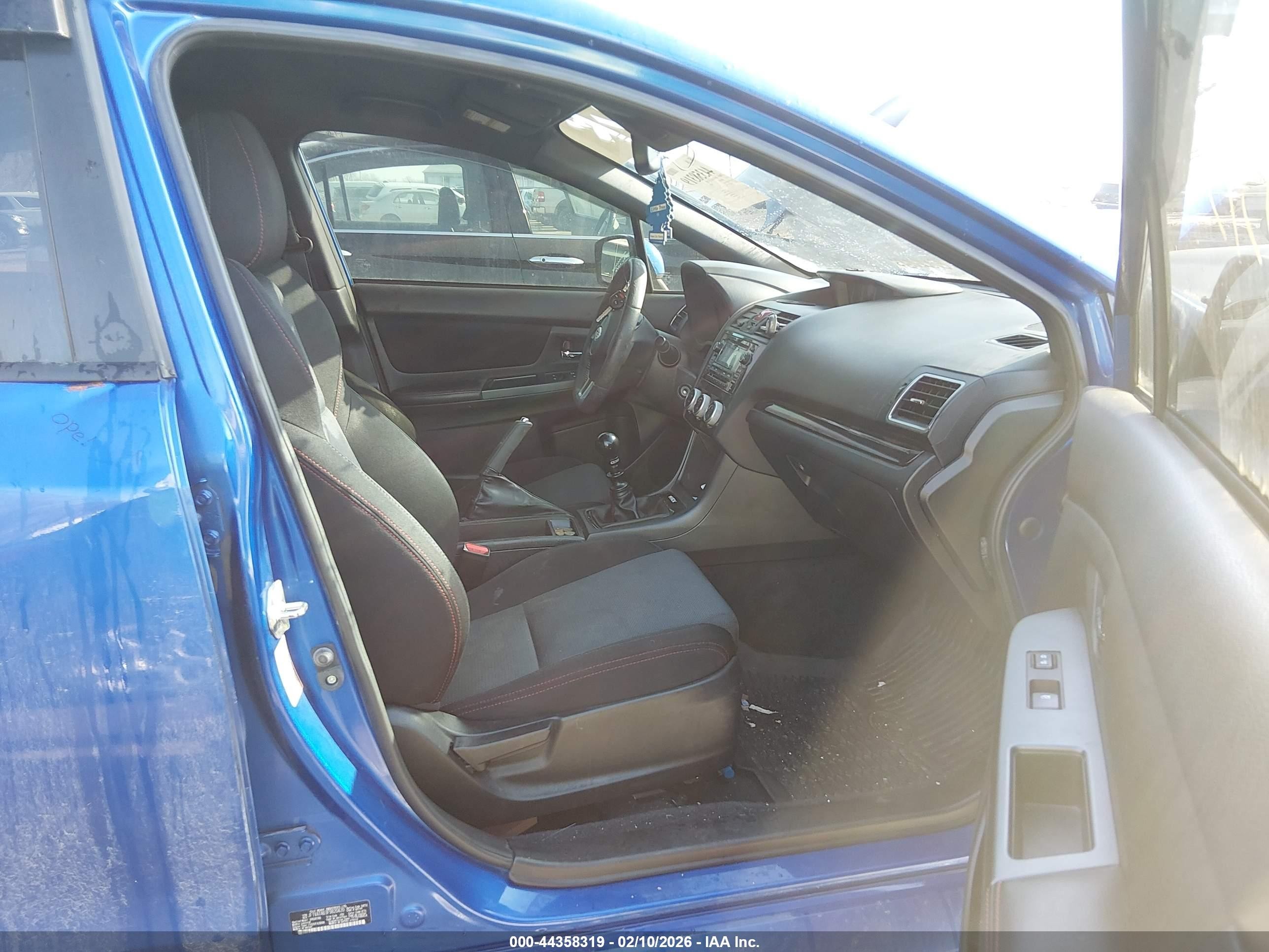 2015 Subaru Wrx   Blue vin: JF1VA1A63F9820420